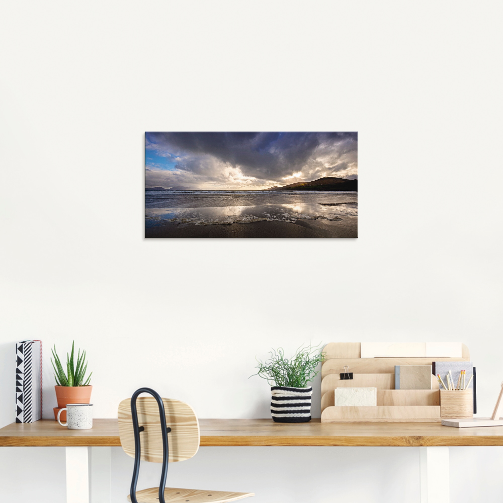 Artland Glasbild »Strandliebe II« Strand 1 Stk. tlg. in verschiedenen Grössen