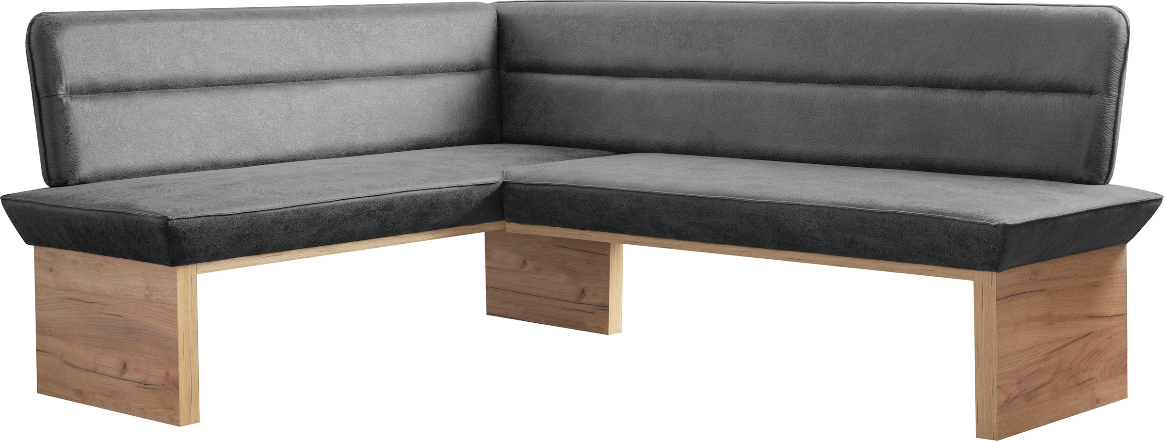 GOODproduct Eckbankgruppe »Beluna + Cross Essecke Sitzgruppe Eckbank Küchenbank« Set, Eckbank, 2 Stühle und Tisch, 4 tlg. Sitzgruppe Esszimmer Stühle Tisch und Bank bequem gepolstert