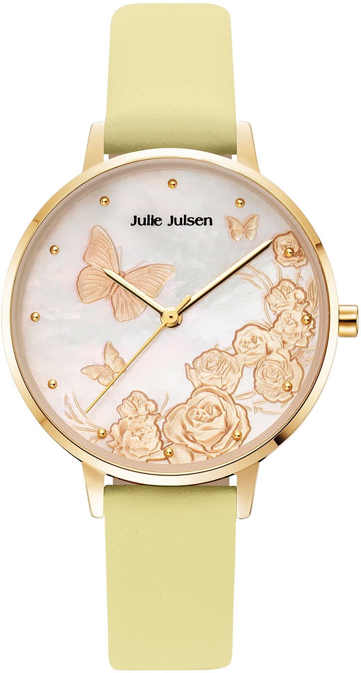 Image of Julie Julsen Quarzuhr »Butterfly Yellow, JJW1011YGL-02« bei Ackermann Versand Schweiz