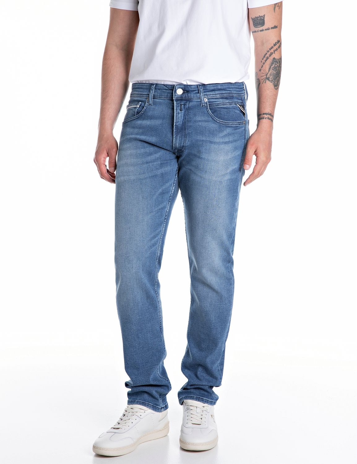 Replay Straight-Jeans »GROVER« in vielen verschiedenen Waschungen, mit Stretch
