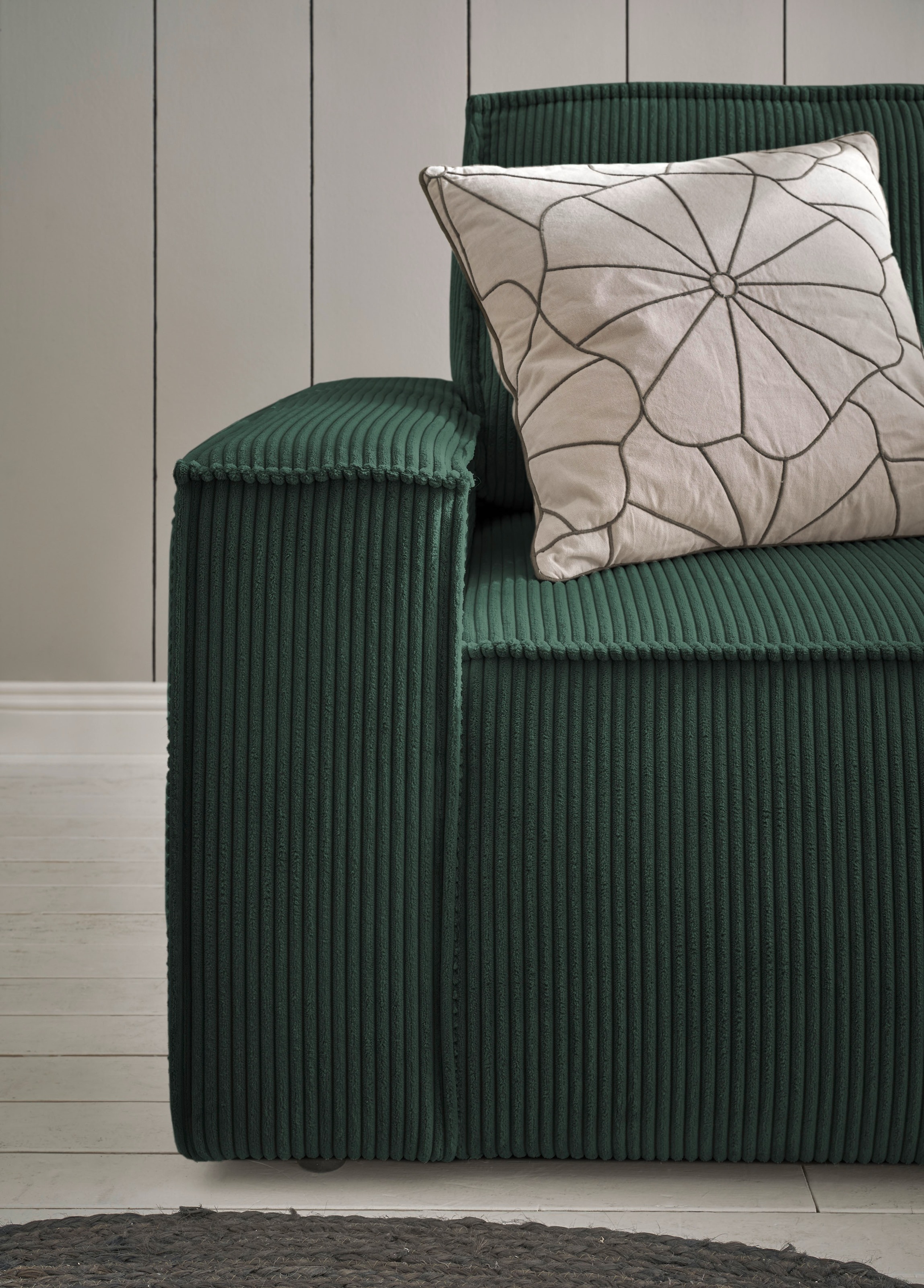 Home affaire Sessel »SHERWOOD«, Loveseat und Hocker im Set, passend zur Polster-Serie SHERWOOD