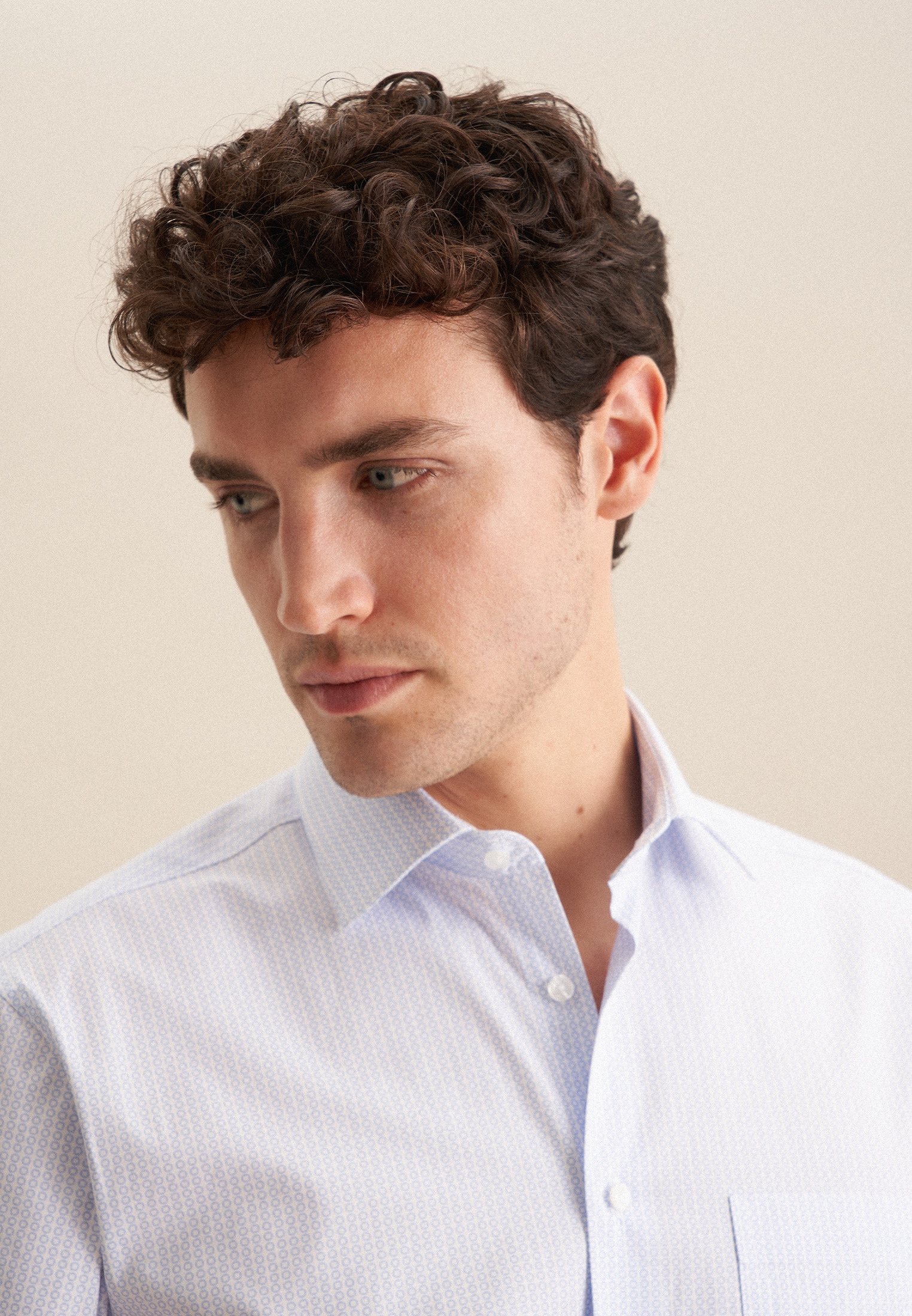 seidensticker Businesshemd »Regular« Regular 1/2 Kentkragen Druck