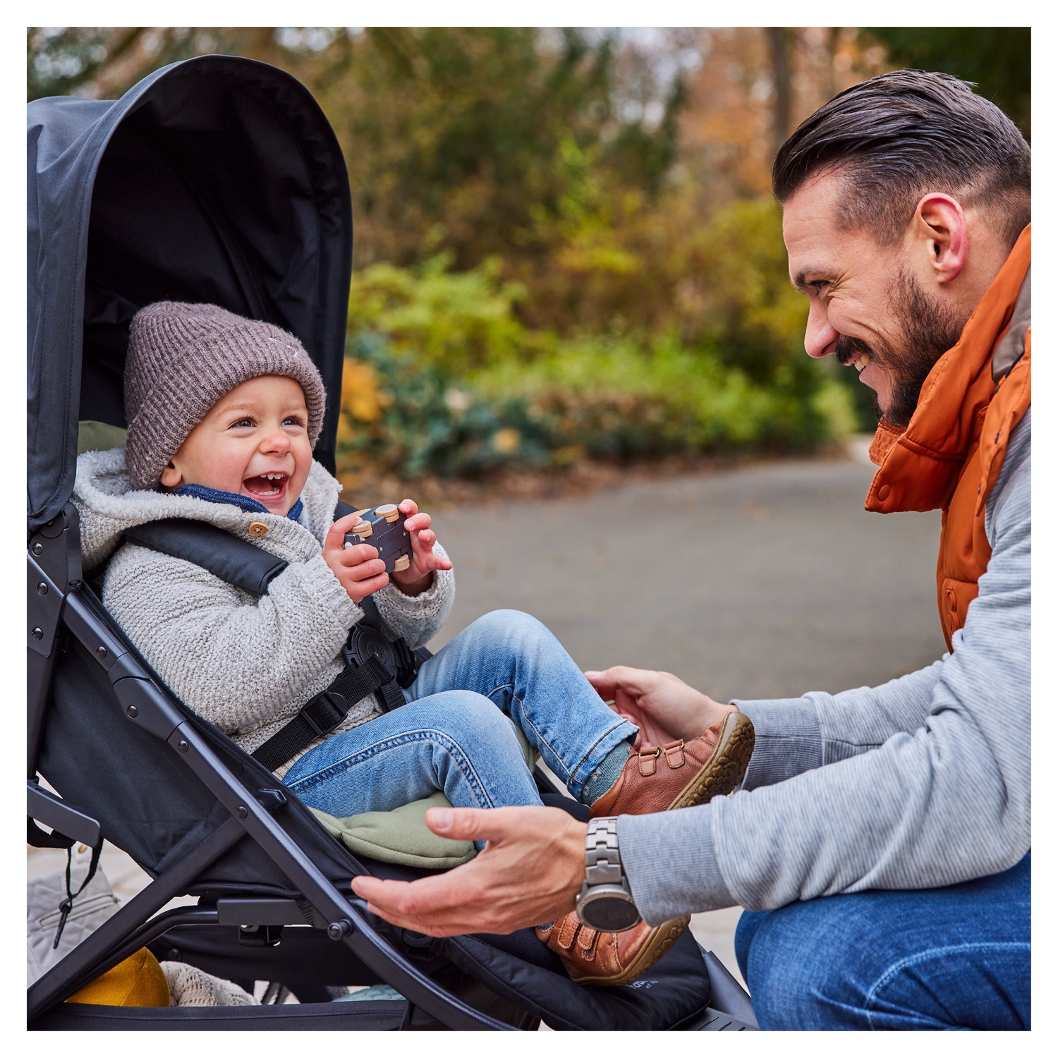 Hauck Poussette pour enfants »Dreiradbuggy, Rapid 3 Air, black« 22 kilos mit schwenk/feststellbarem Vorderrad; Lufträder; bis 22 kg belastbar