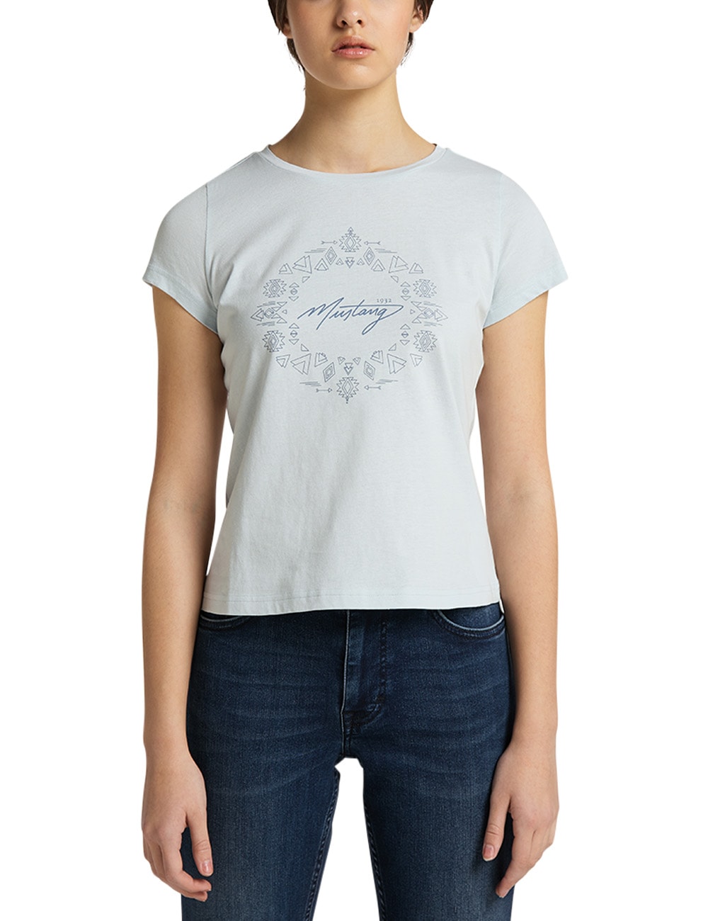 bestellen ♕ T-Shirt versandkostenfrei »Alexia C MUSTANG Print«