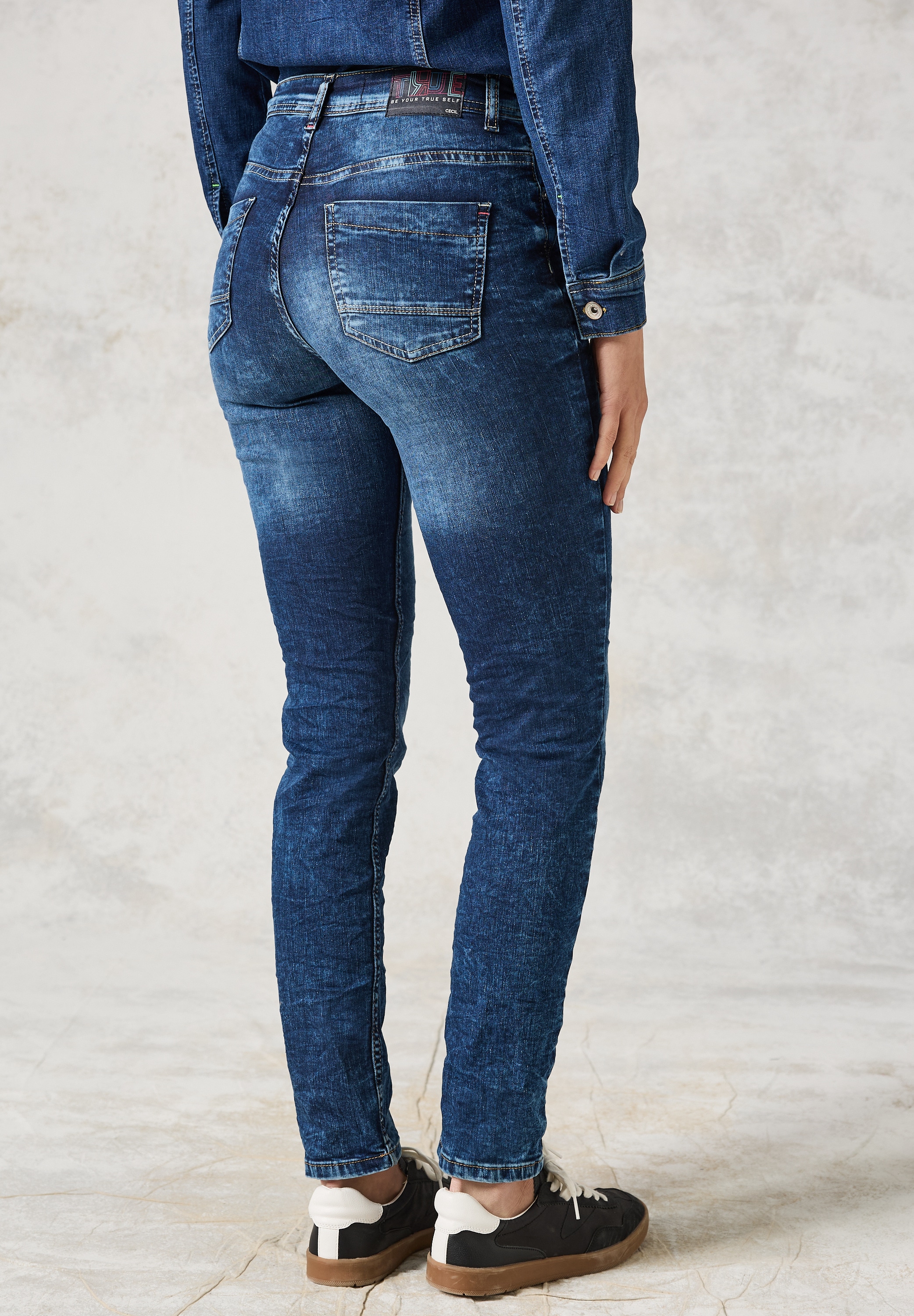 Cecil Slim-fit-Jeans »TORONTO«, im Five-Pocket Style