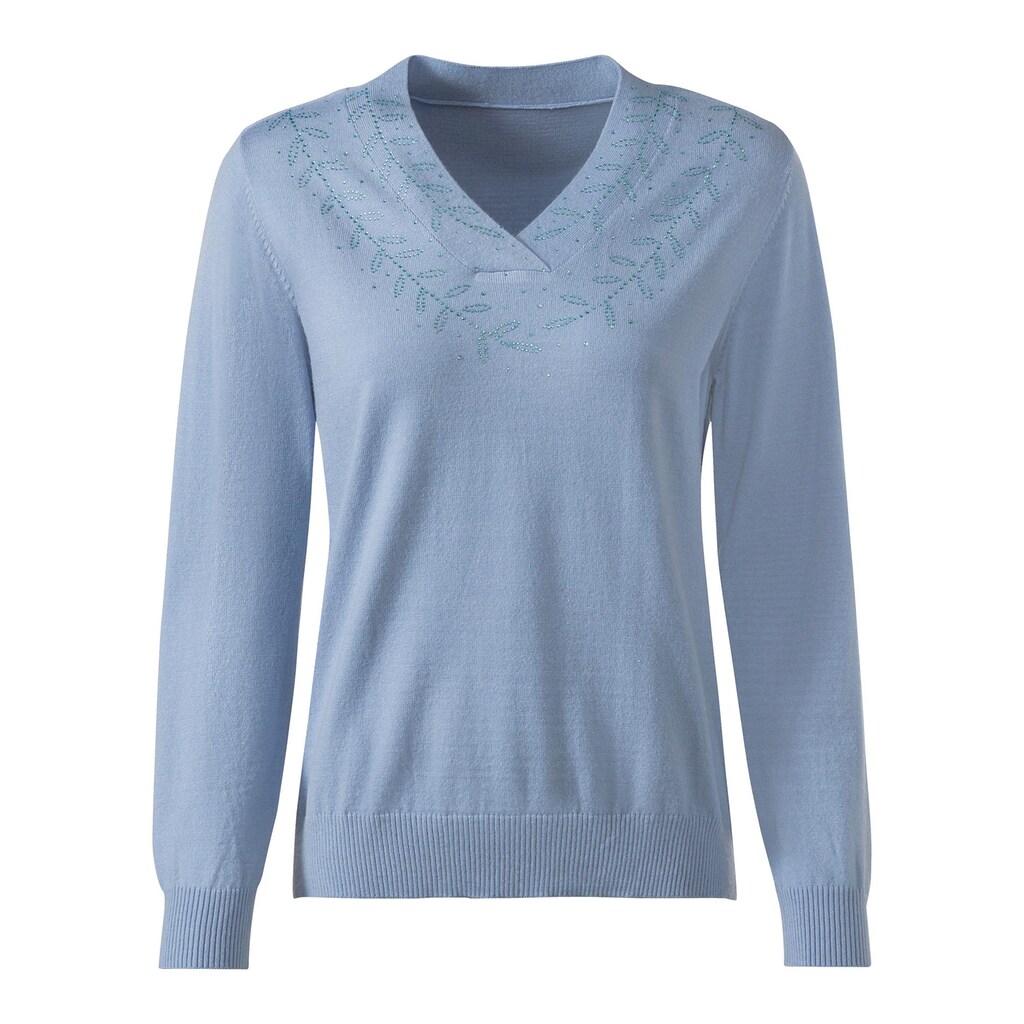 Classic V-Ausschnitt-Pullover »Pullover«