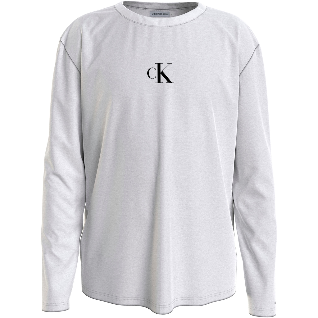 Calvin Klein Jeans Langarmshirt »CK LOGO LS T-SHIRT«