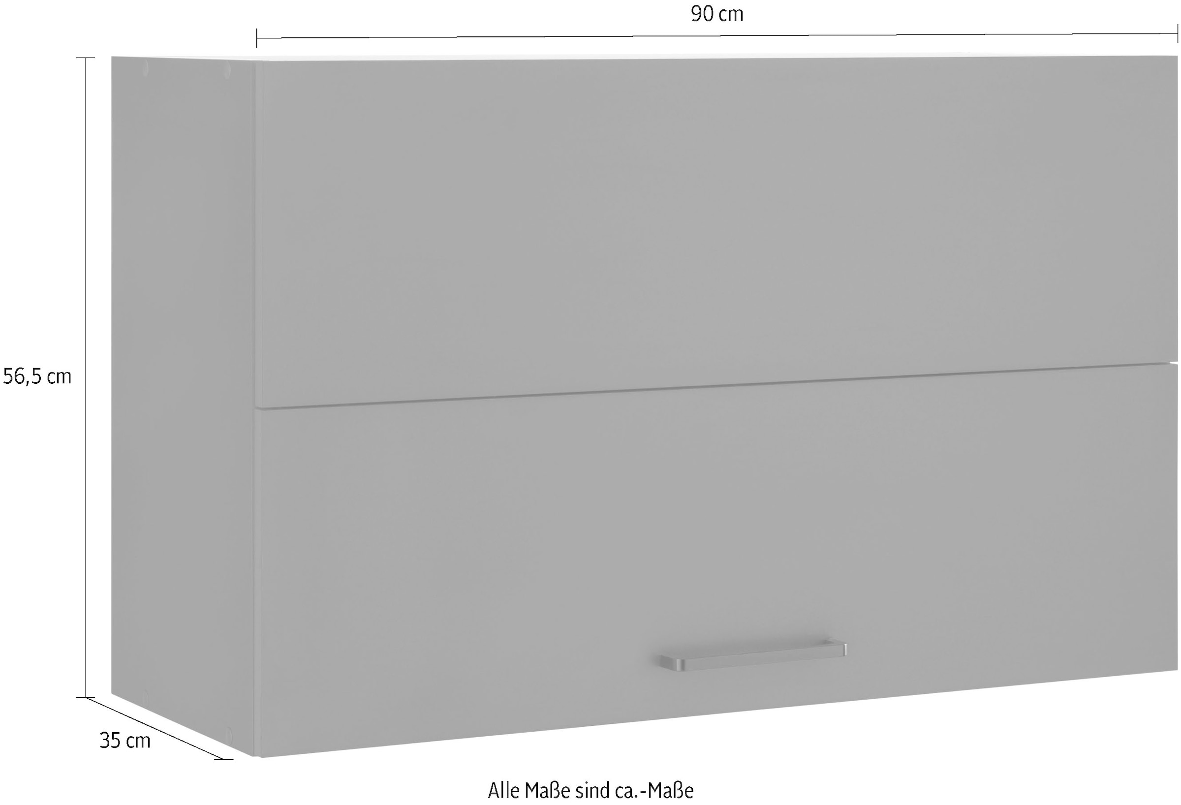 wiho Küchen Faltlifthängeschrank Breite günstig »Esbo«, 90 cm kaufen