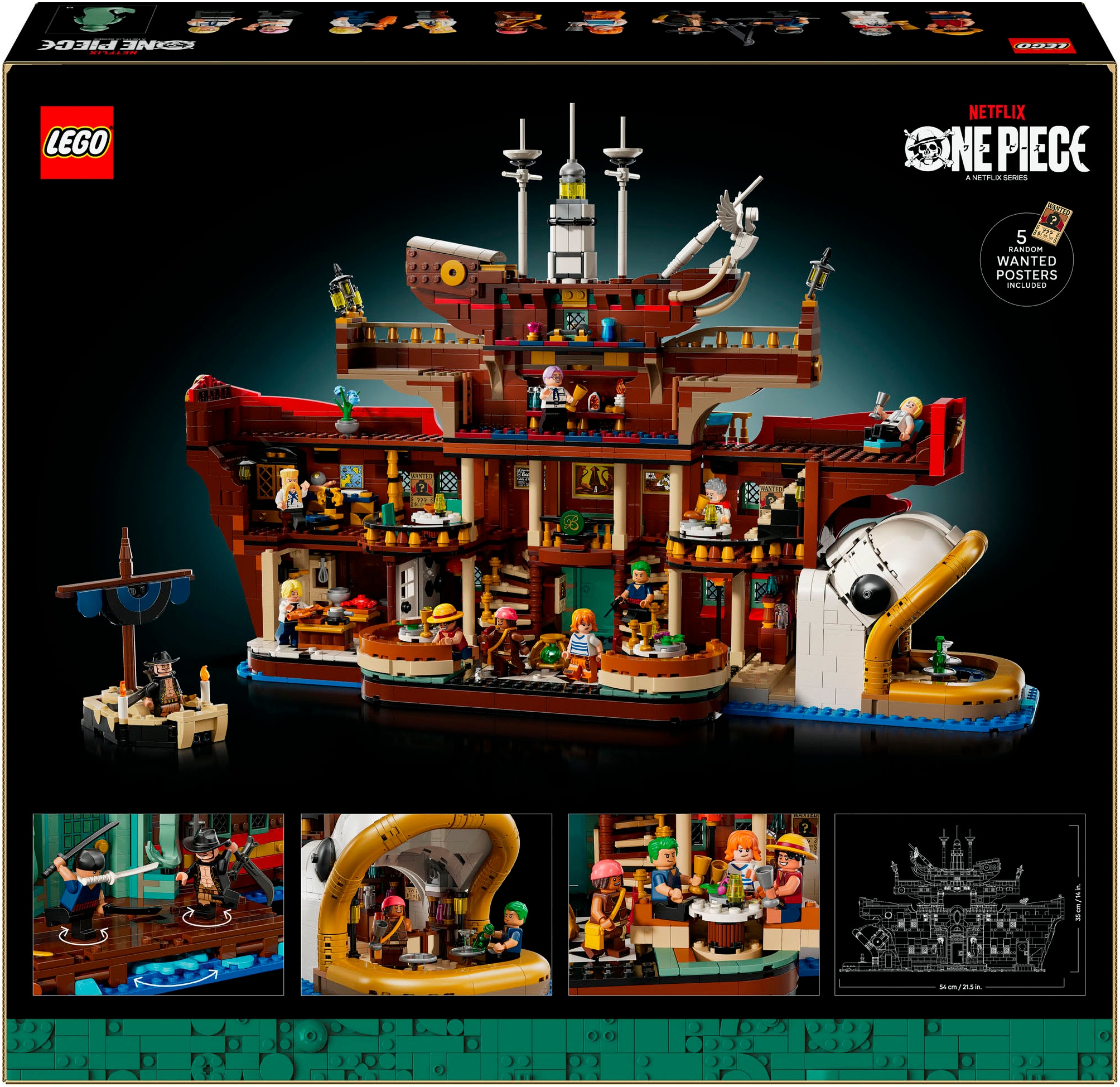 LEGO® Konstruktionsspielsteine »Baratié, das Schwimmende Restaurant (75640), LEGO One Piece« Made in Europe