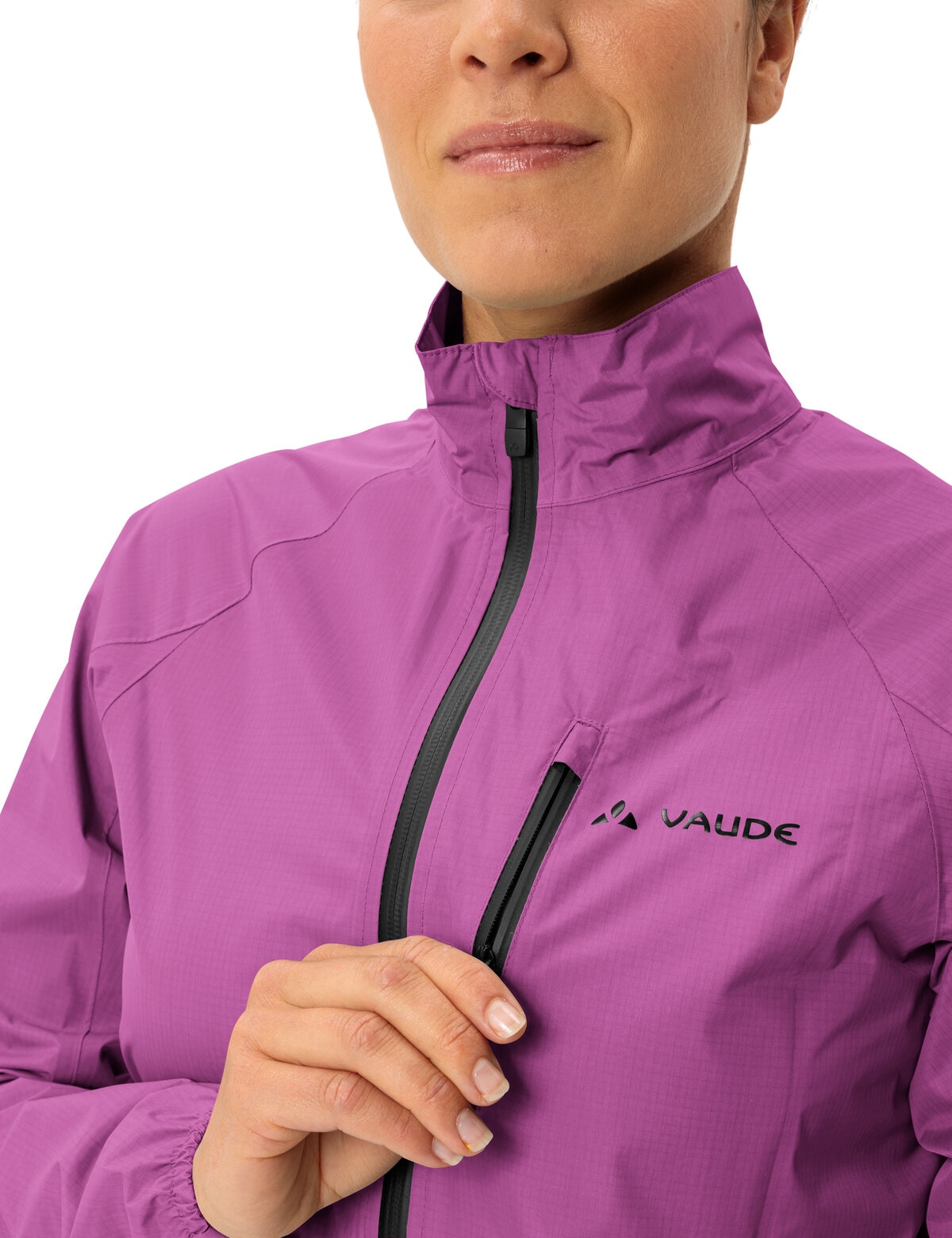 VAUDE Veste de pluie »Women's Drop Jacket III« style sportif, imperméable avec colonne d'eau 10000 mm, respirant