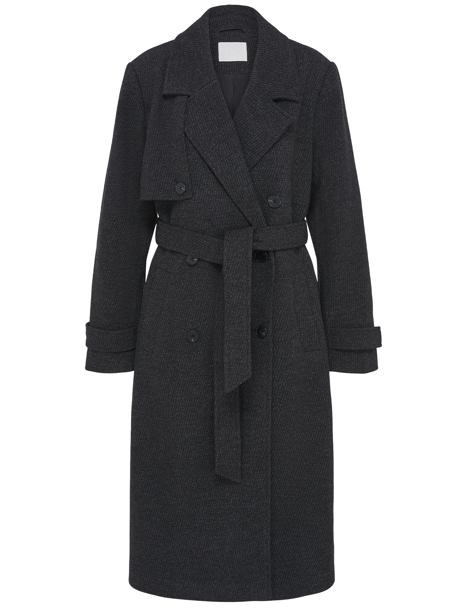 LeGer Manteau d'hiver »Cora, LeGer by Lena Gercke« avec ceinture à la taille, coupe normale, qualité mélangée