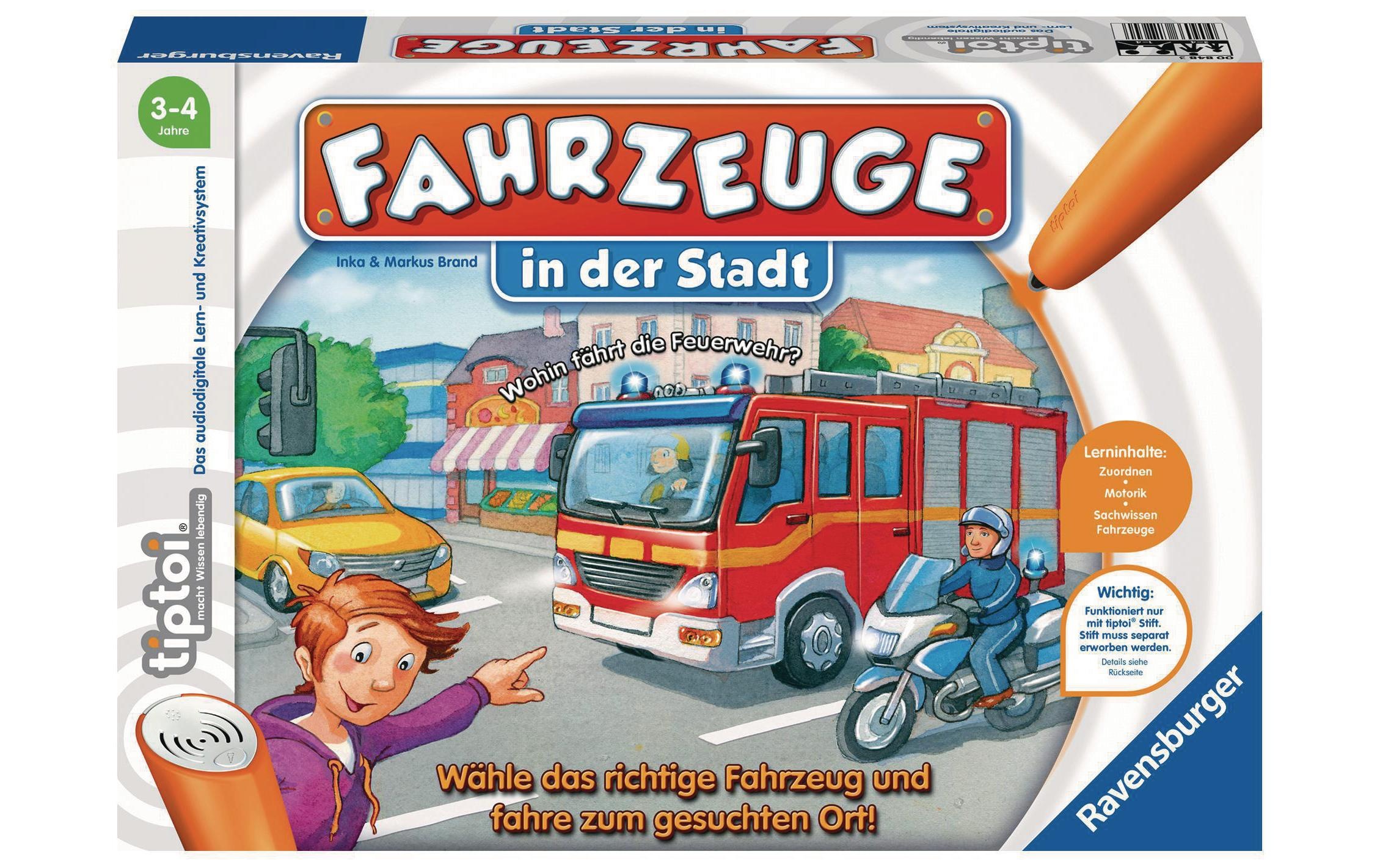 Image of Ravensburger Spiel »tiptoi Spiel Fahrzeuge in der Stadt« bei Ackermann Versand Schweiz