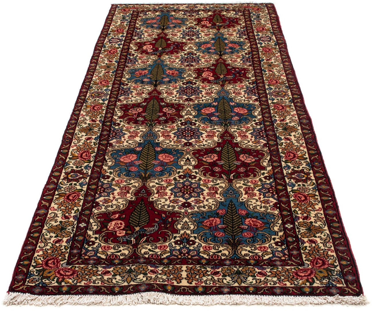 Image of morgenland Wollteppich »Bachtiar Felder Marrone 353 x 250 cm«, rechteckig, 1 mm Höhe, Unikat mit Zertifikat bei Ackermann Versand Schweiz