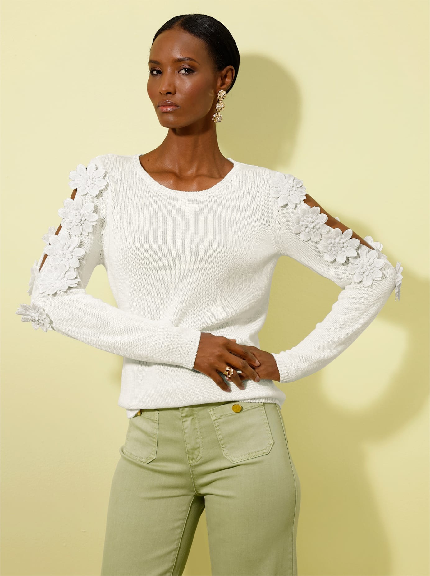 Image of creation L Strickpullover "Lyocell-Mix-Pullover"