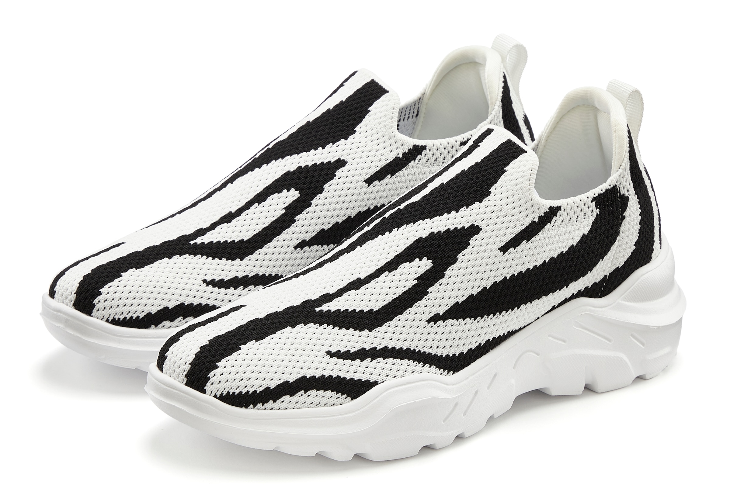 Image of French Connection Sneaker "Slipper, Halbschuh, Freizeitschuh, Slip-On-Sneaker," zum Reinschlüpfen VEGAN