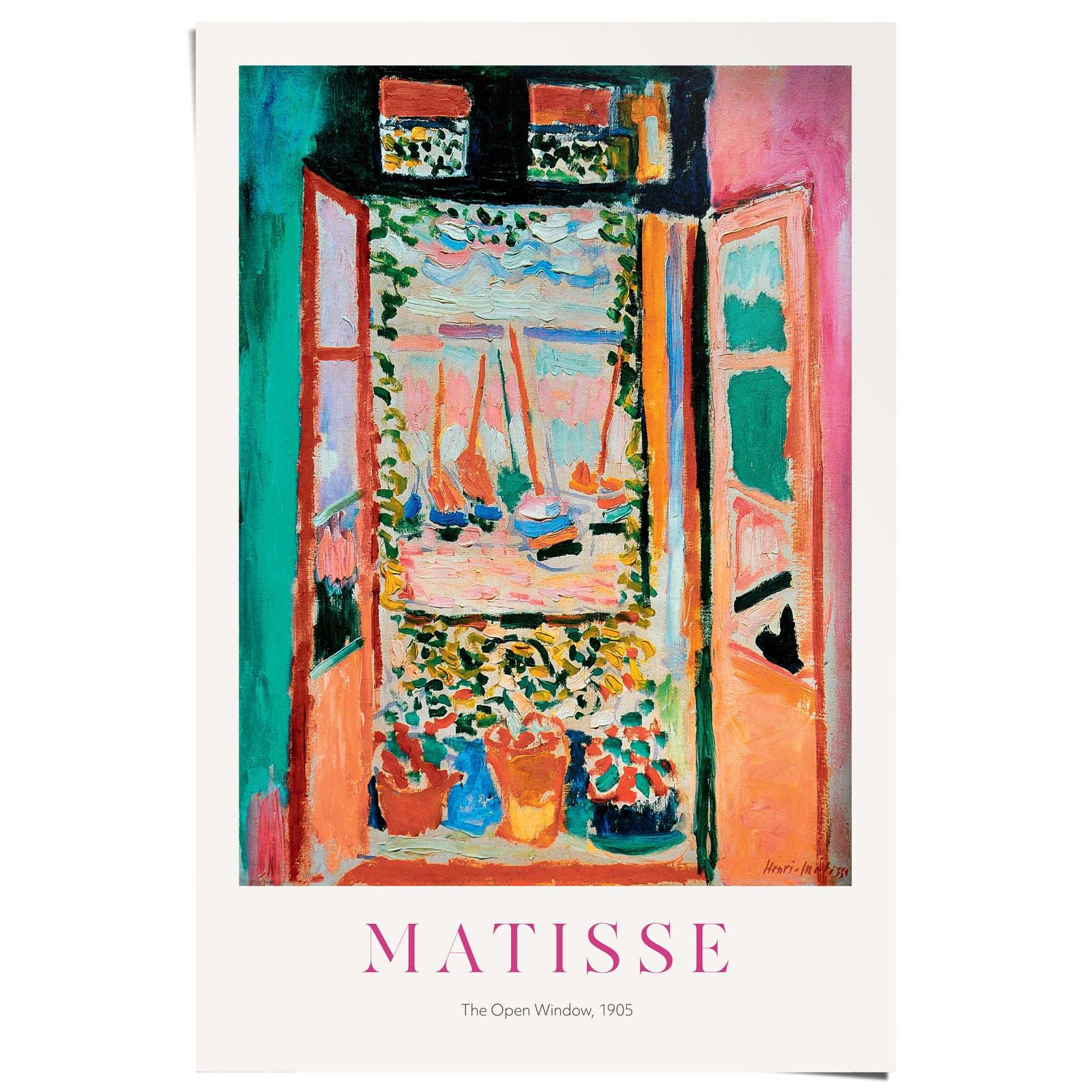 Reinders! Poster »Matisse - window«