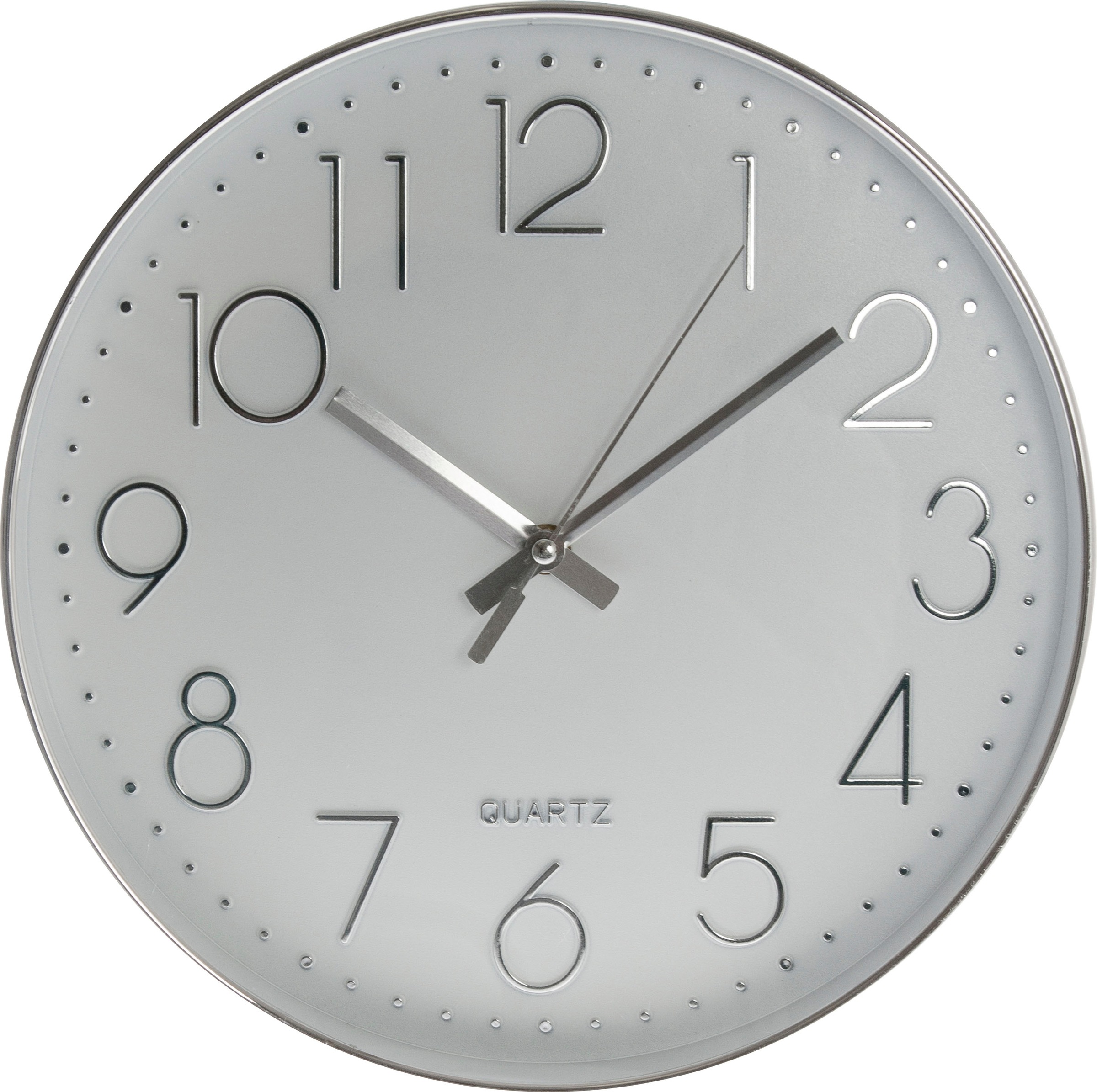 Image of Myflair Möbel & Accessoires Wanduhr »"Rossi"«, silber, rund, Ø 30,5 cm, modern, dekorativ in Küche & Wohnzimmer bei Ackermann Versand Schweiz