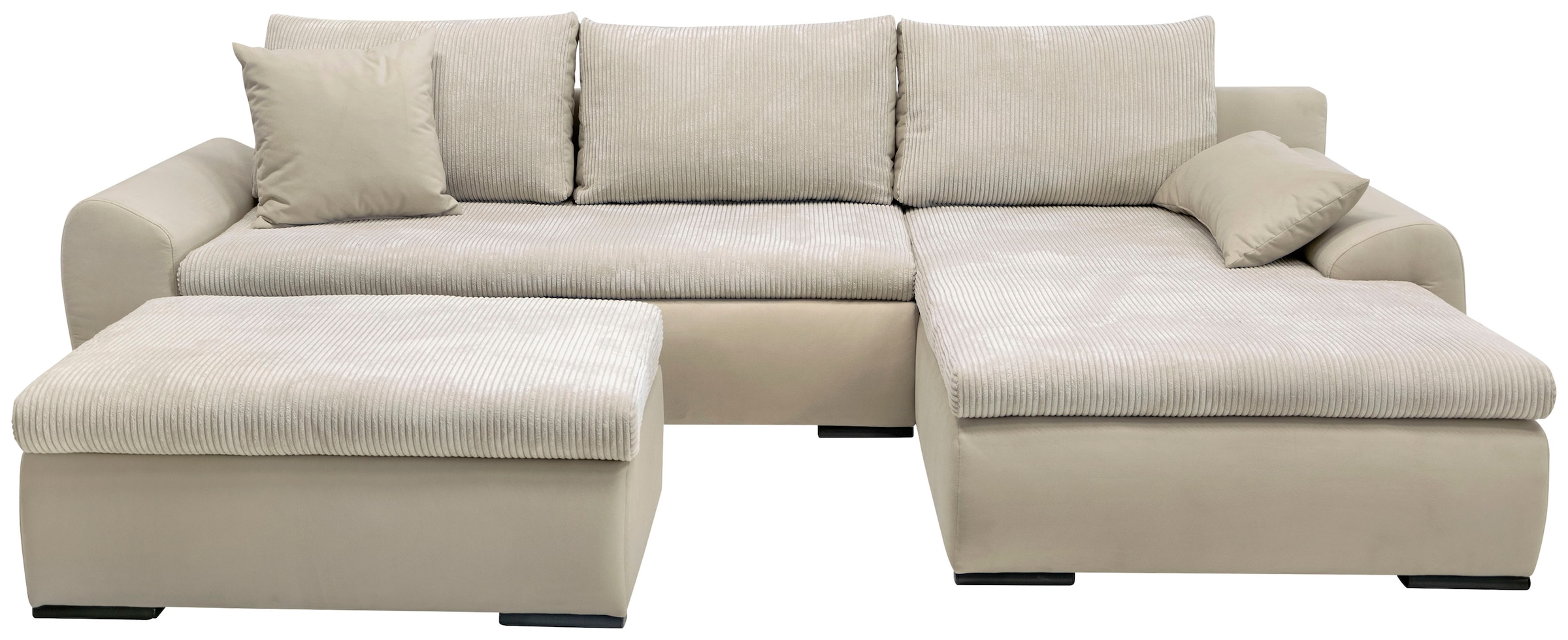 Home affaire Ecksofa Win L-Form, wahlweise mit Bettfunktion und Bettkasten