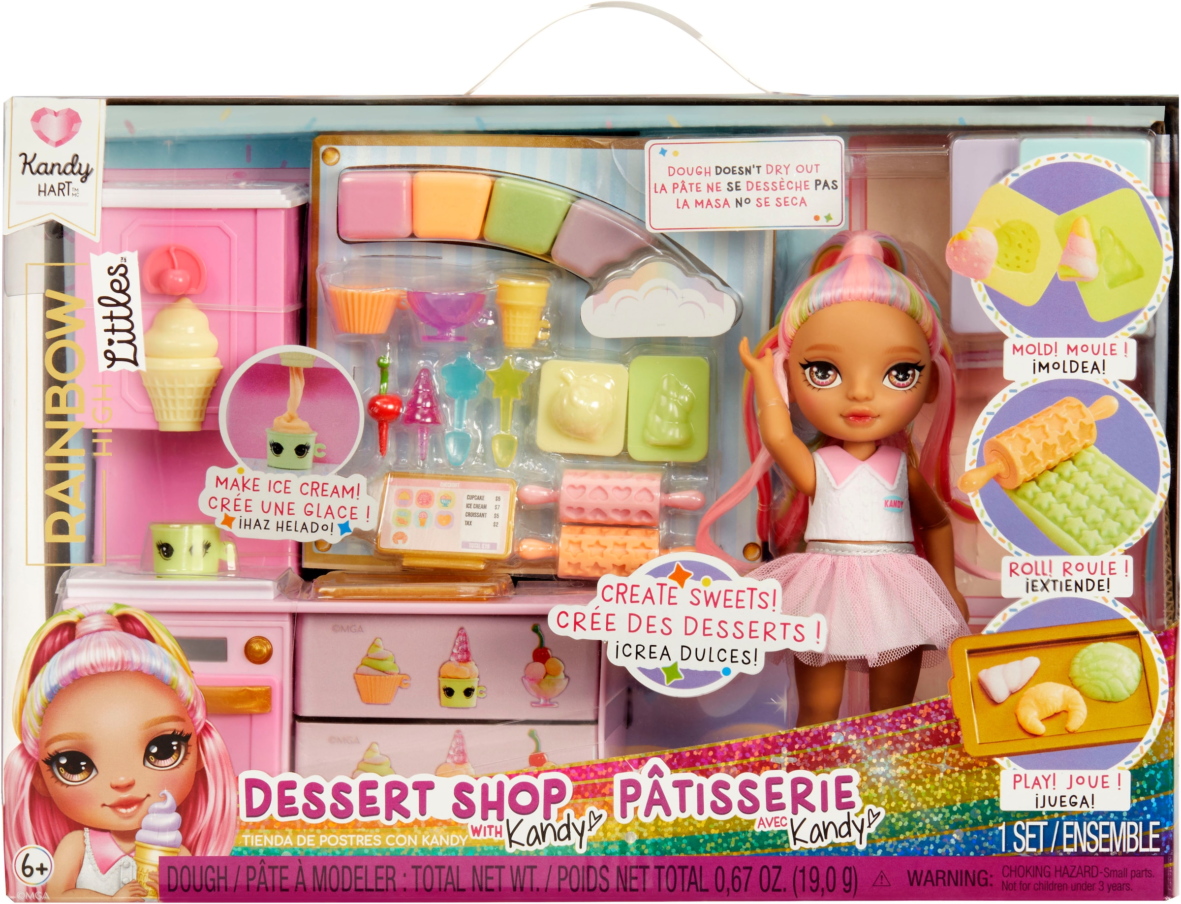 RAINBOW HIGH Mini-poupée »Rainbow High Little Dessert Shop with Kandy Playset«