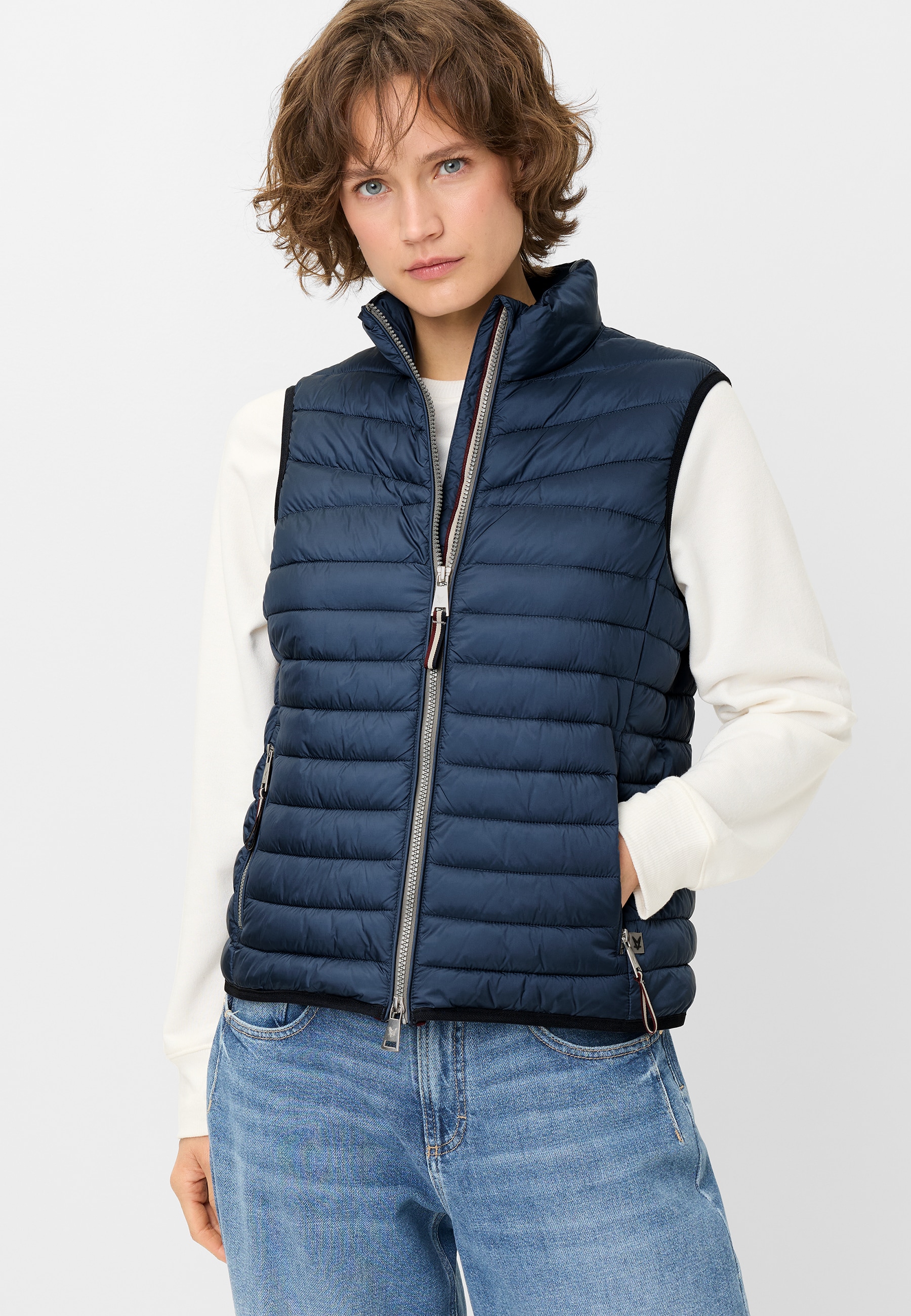 Image of Fuchs Schmitt Steppweste "Steppweste" Stehkragen mit Druckknopf, leicht tailliert, 2-Wege-Zipper