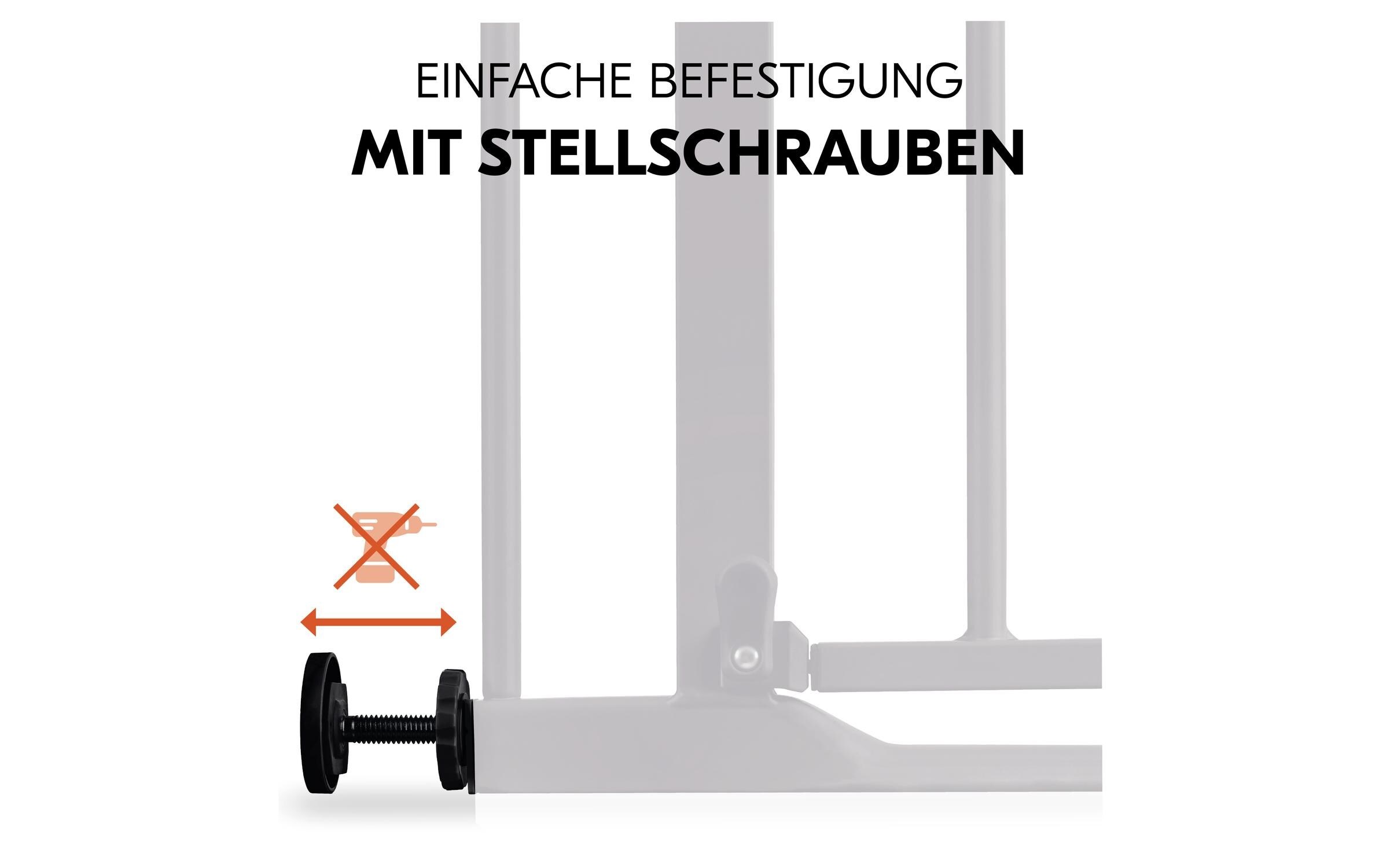 Hauck Türschutzgitter »Clear Step Autoclose 2 Schwarz«