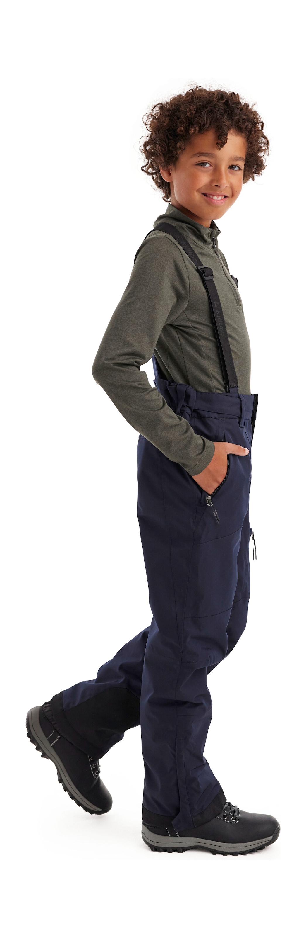 Killtec Skihose »Boys Skihose 242«  Wasserdichte Skihose mit abnehmbarem Latz und verstellbarem Bund