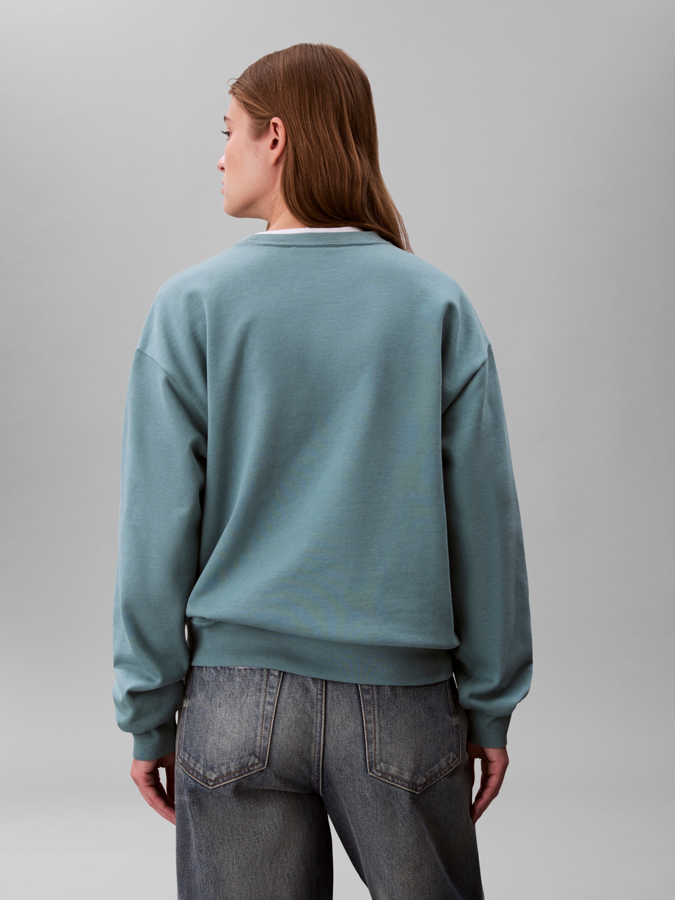 Calvin Klein Sweat-shirt »LS MONOLOGO FRENCH TERRY RLXD CR«, , inscription logo
