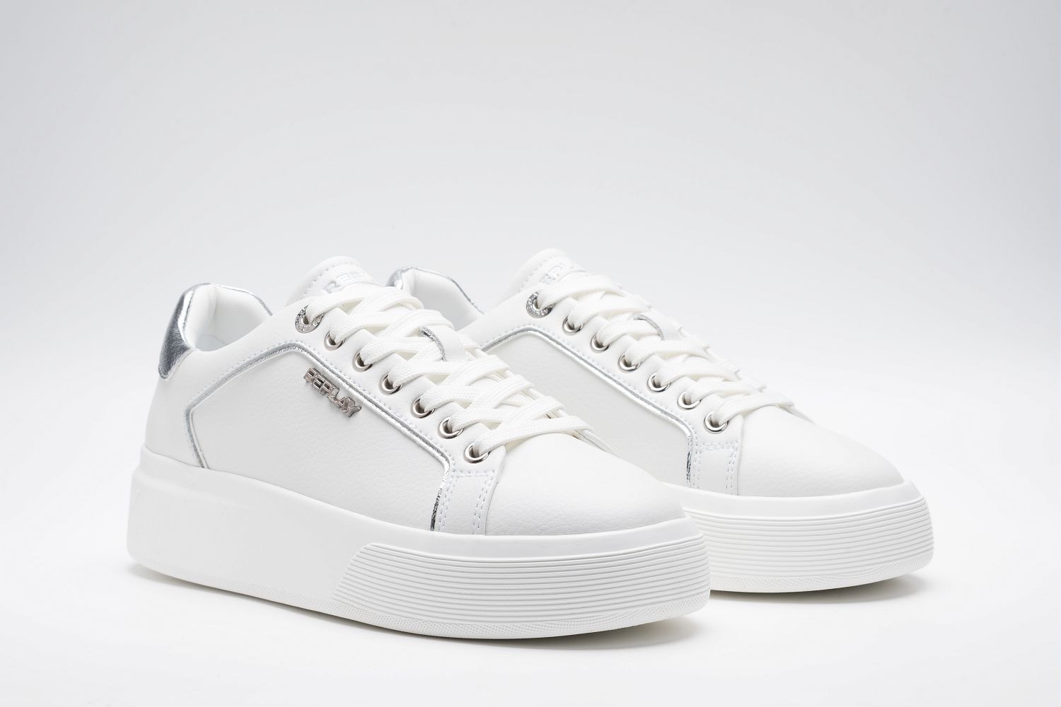 Image of Replay Plateausneaker Freizeitschuh, Schnürschuh, Halbschuh mit Label