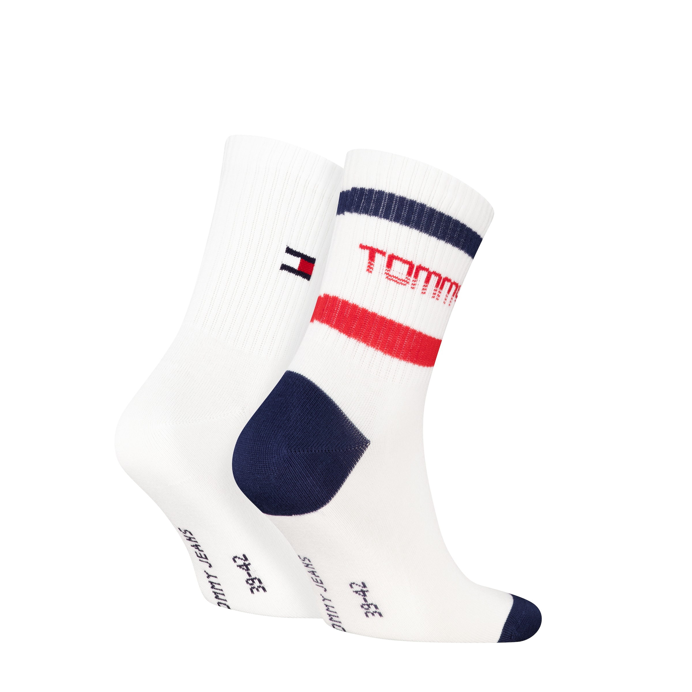 Tommy Hilfiger Chaussettes courtes »TH UNI TJ SHORT SOCK 2P STRIPE MOTION« 2 Paar, 