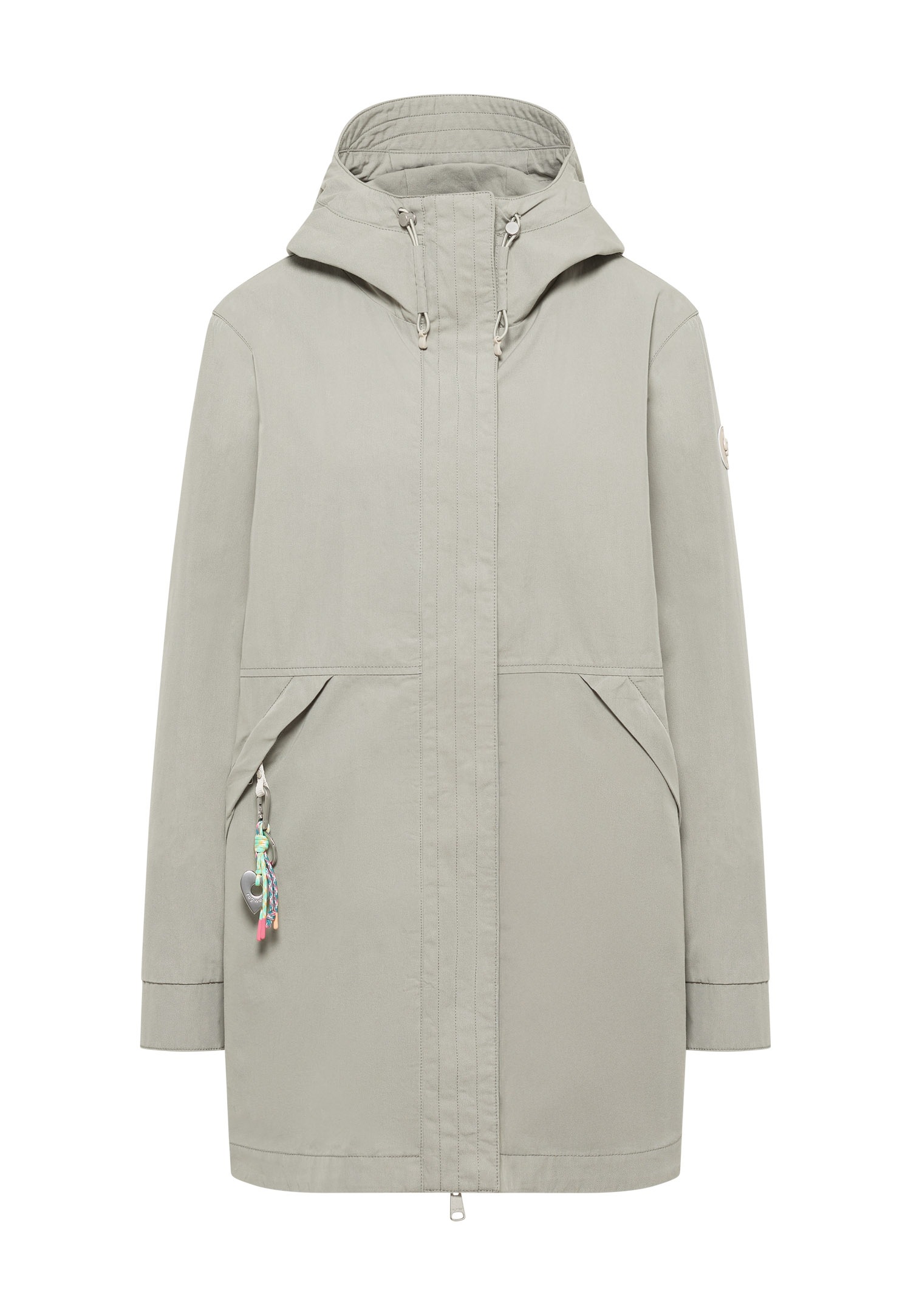 Ragwear Parka »LAMYJA B« 2 cuis tlg. mit Kapuze Baumwollmix mit Antistatic-Finish und coolem Key-Chain