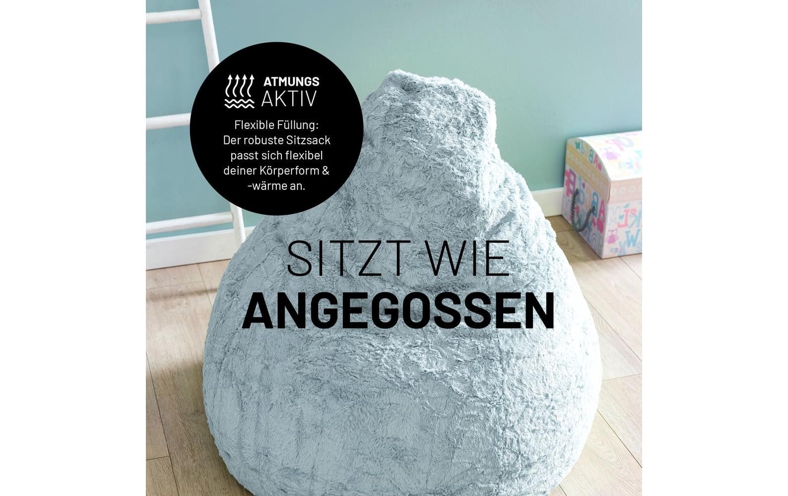 Lumaland Sitzsack »Lumaland Sitzsack Fluffy 120 l «