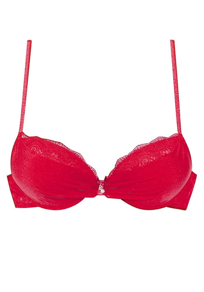 LASCANA Push-up-BH mit extravagantem Glitzeraccessoire, sexy Dessous