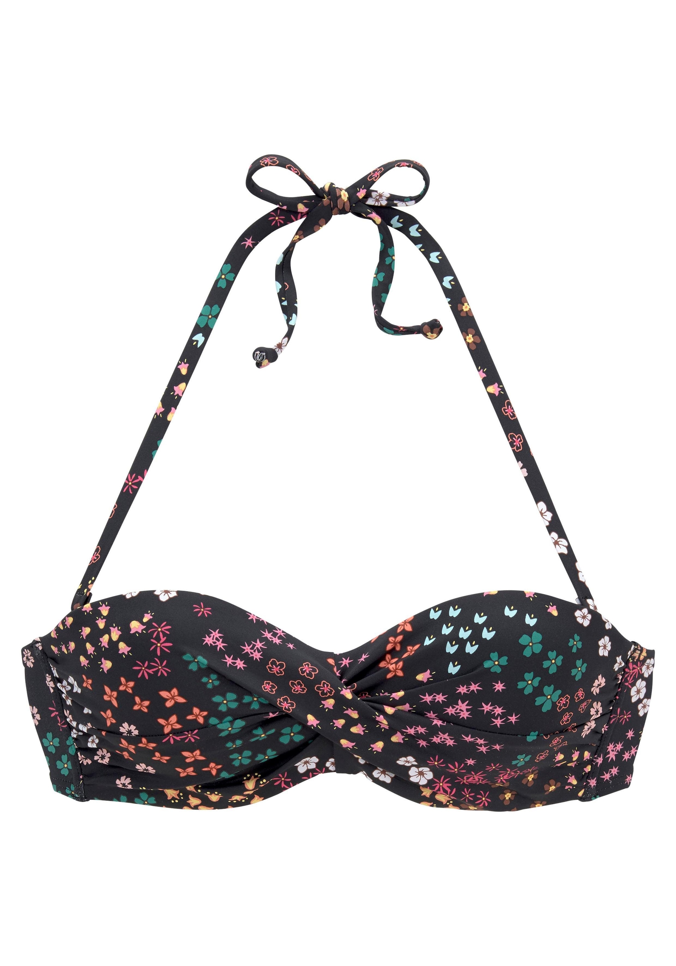 s.Oliver Bügel-Bandeau-Bikini-Top »Milly«, mit Blumenprint