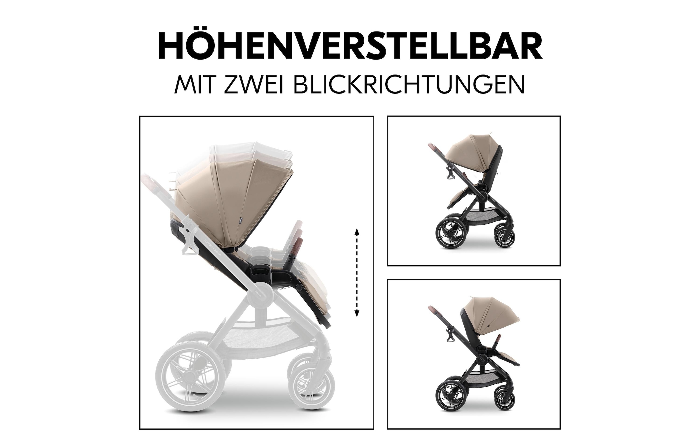 Hauck Poussette combinée »Comfort N Care Air« 22 kilos Belastbarkeit bis 22 kg
