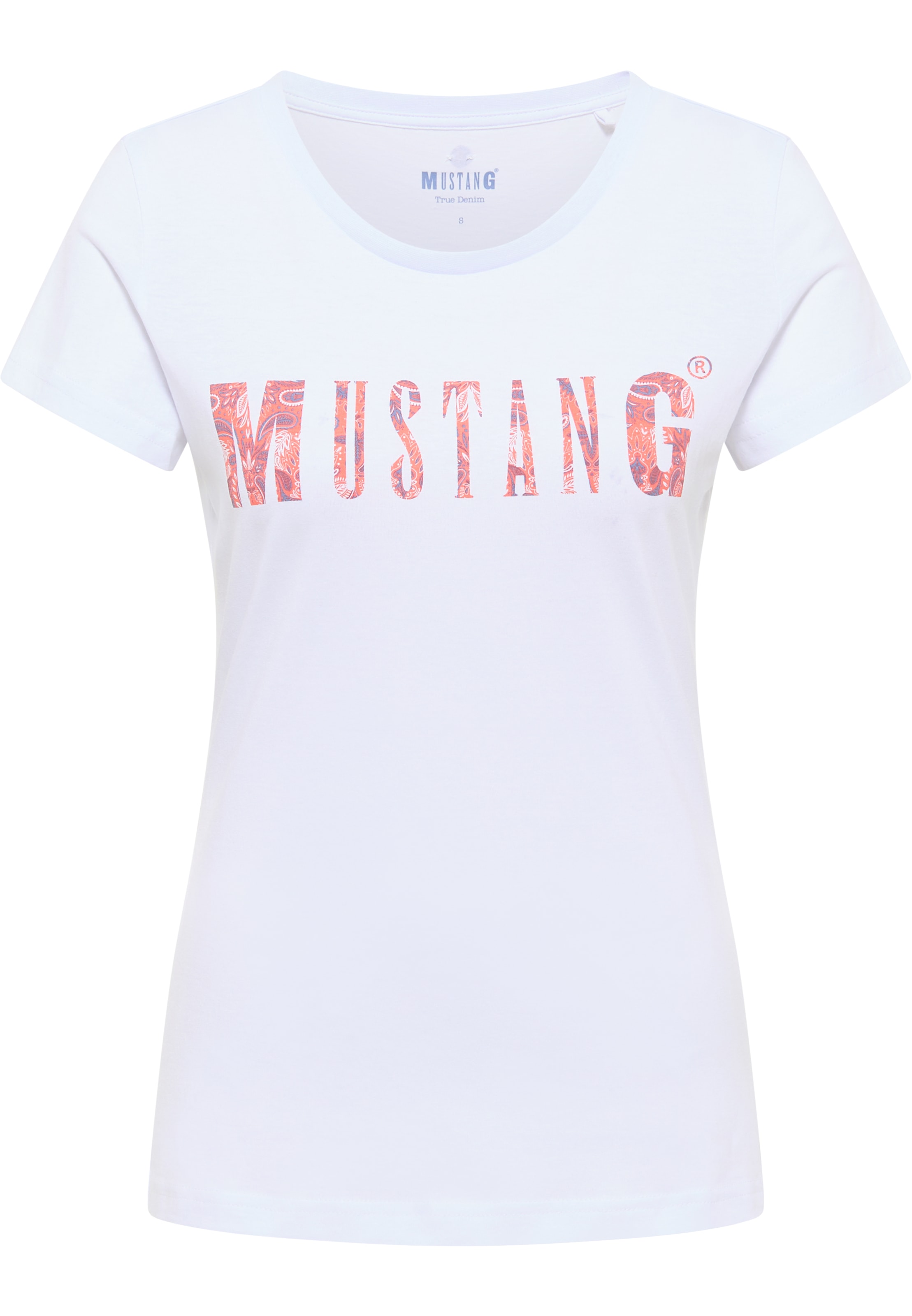 [Spezielle Produkte] ♕ MUSTANG T-Shirt »Alexia C kaufen versandkostenfrei Logo«