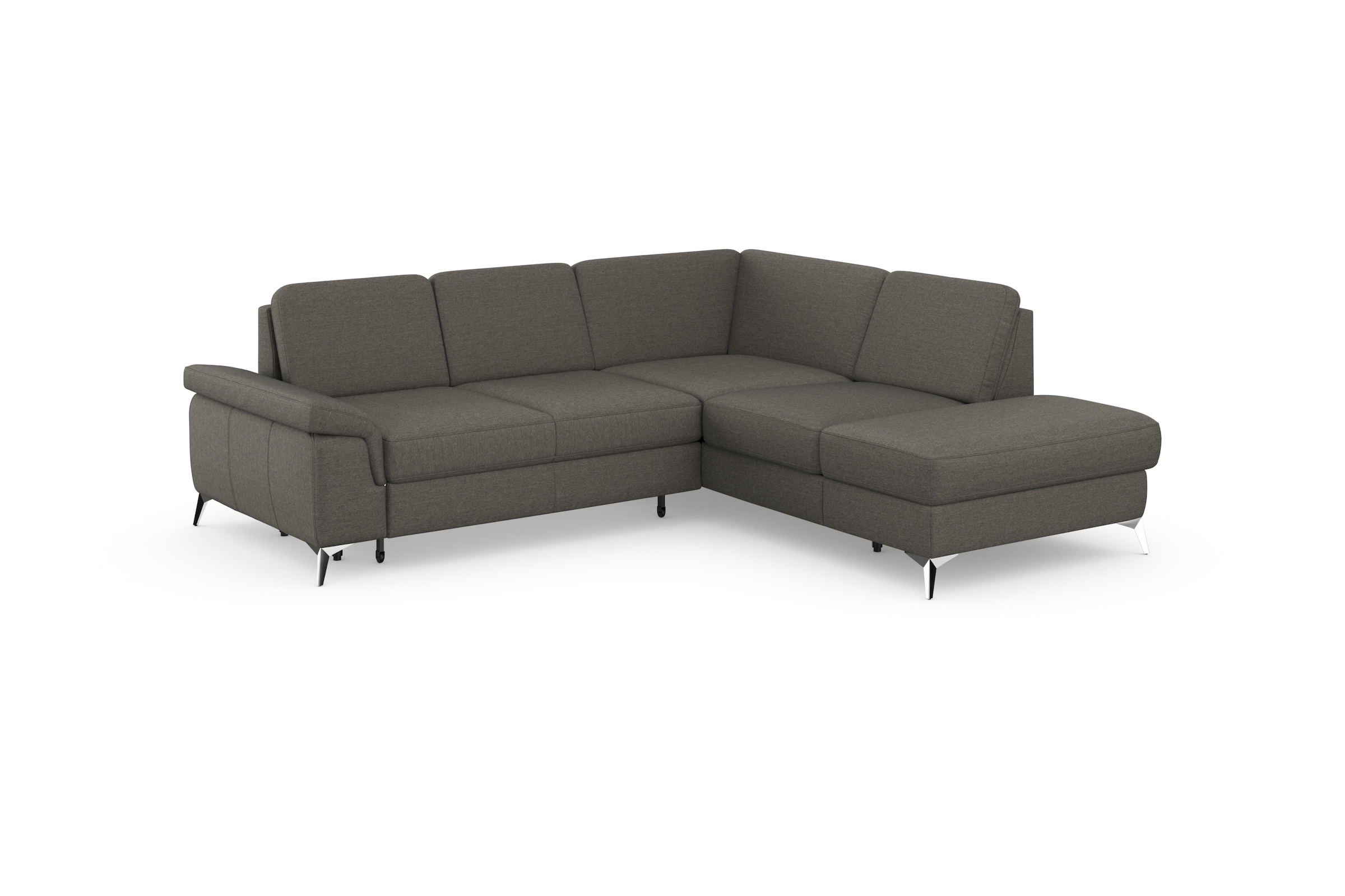 sit&more Ecksofa »Padua L-Form«, inklusive Sitztiefenverstellung, Armteilfunktion und Federkern