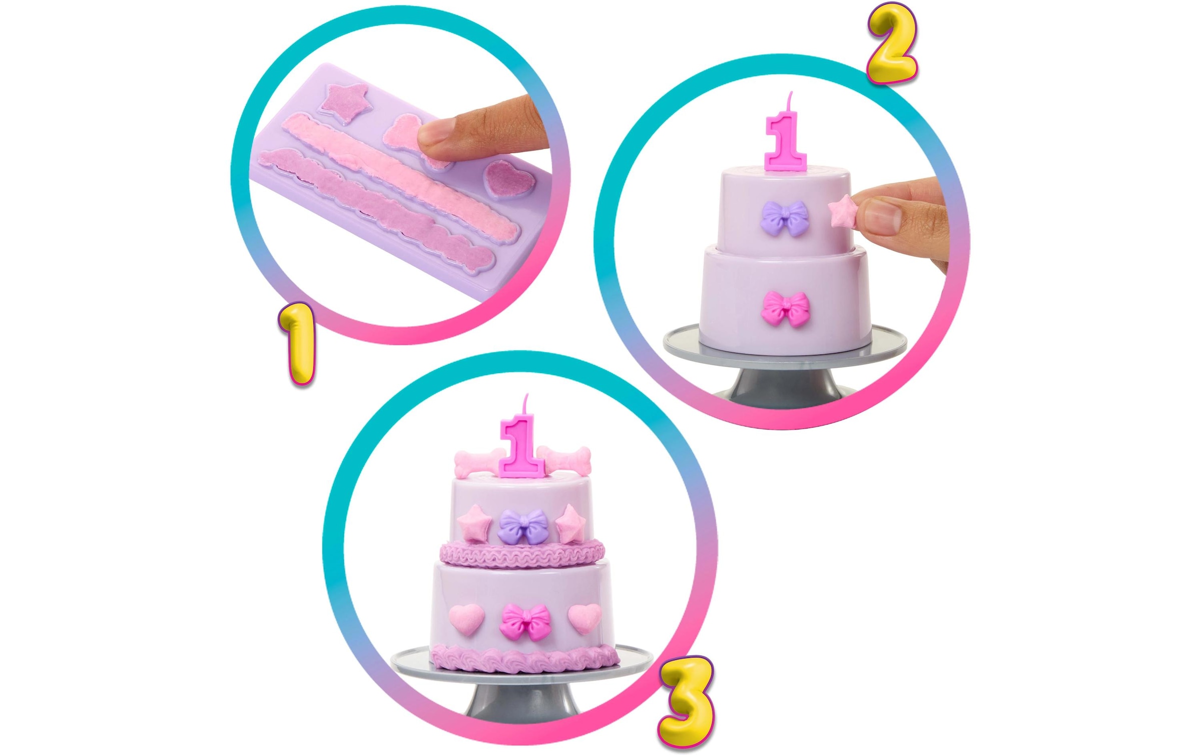 Barbie Anziehpuppe »Party Unboxed Pet Birthday Lila«