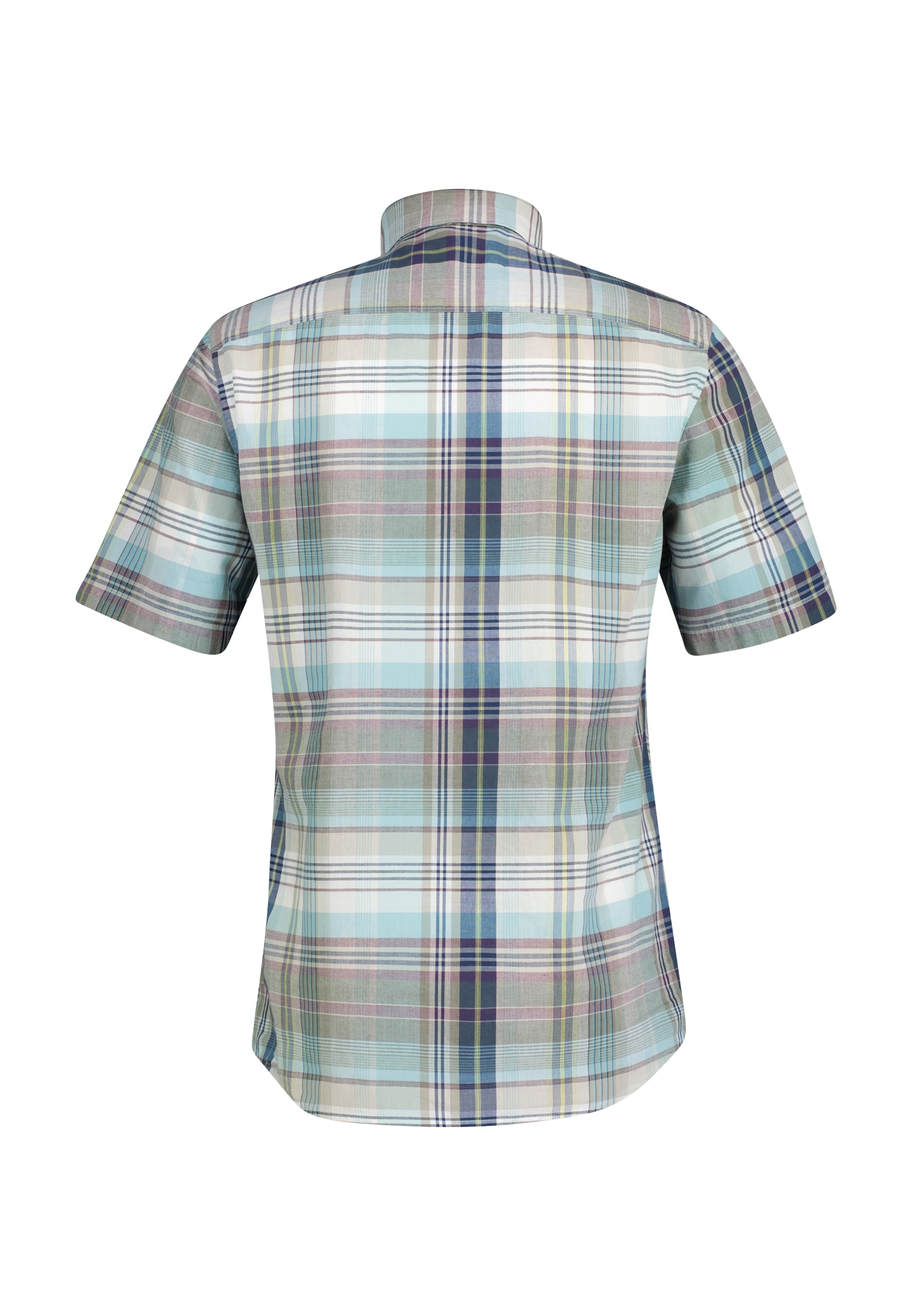 LERROS Chemise à manches courtes »Halbarmhemd, kariert«