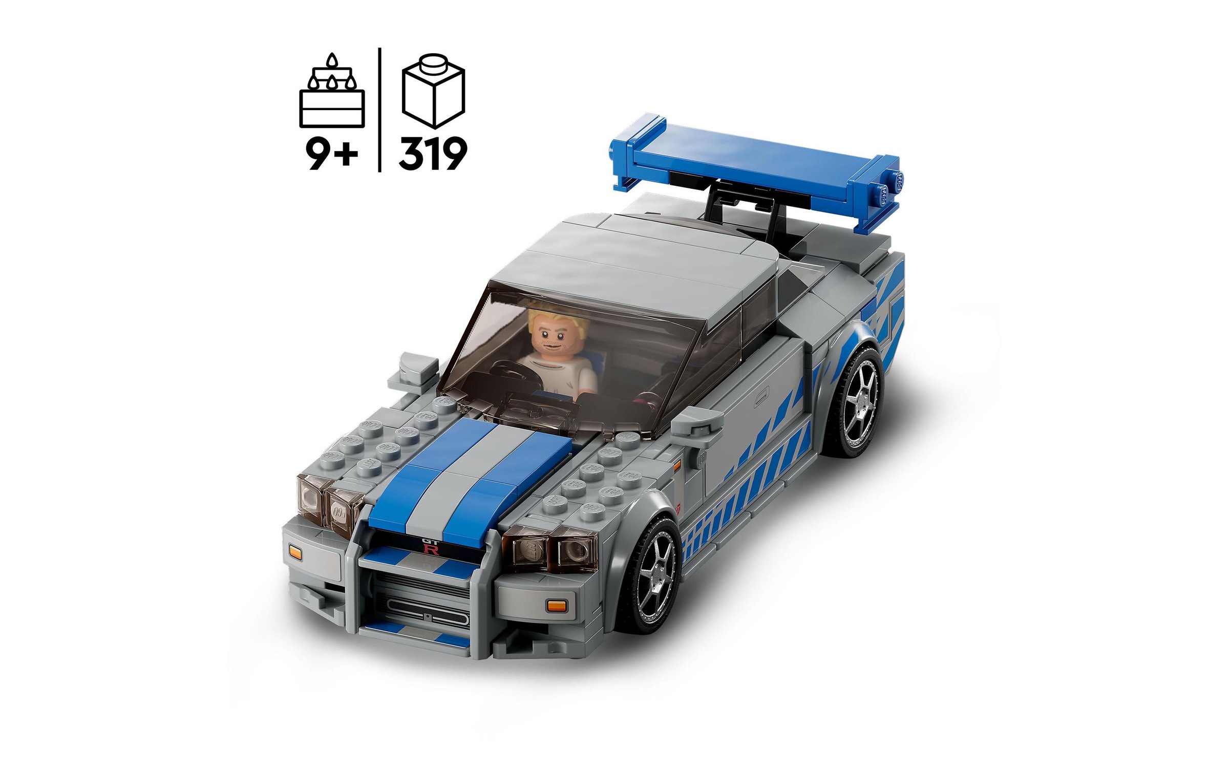 LEGO® Spielbausteine »2 Fast 2 Furious - Nissan Skyline«, (319 St.)