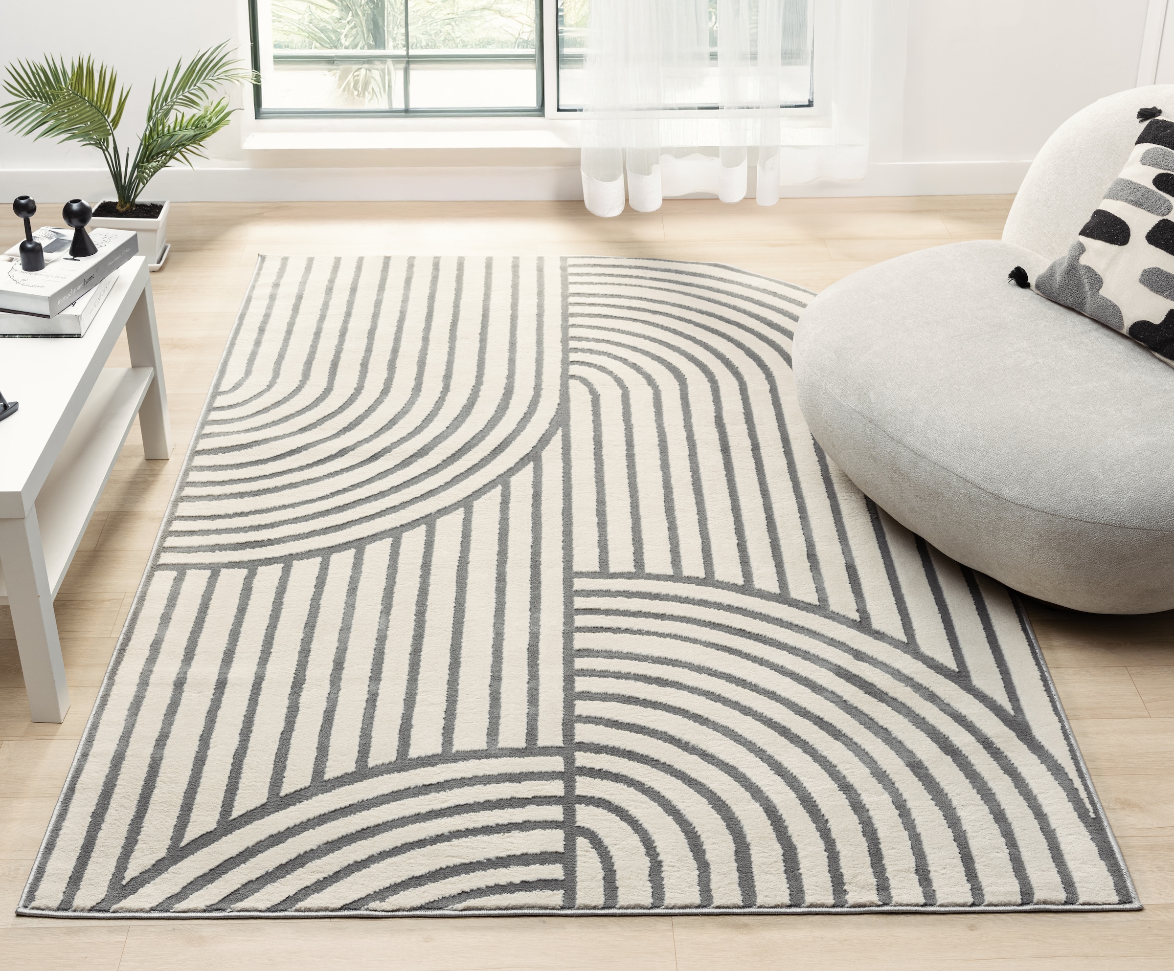 s.Oliver Teppich »Cilla, besondere Form, modernes Design« rechteckig 11 mm Höhe dichte Qualität, Woll-Look, Skandi, Boho, Wohnzimmer, Schlafzimmer