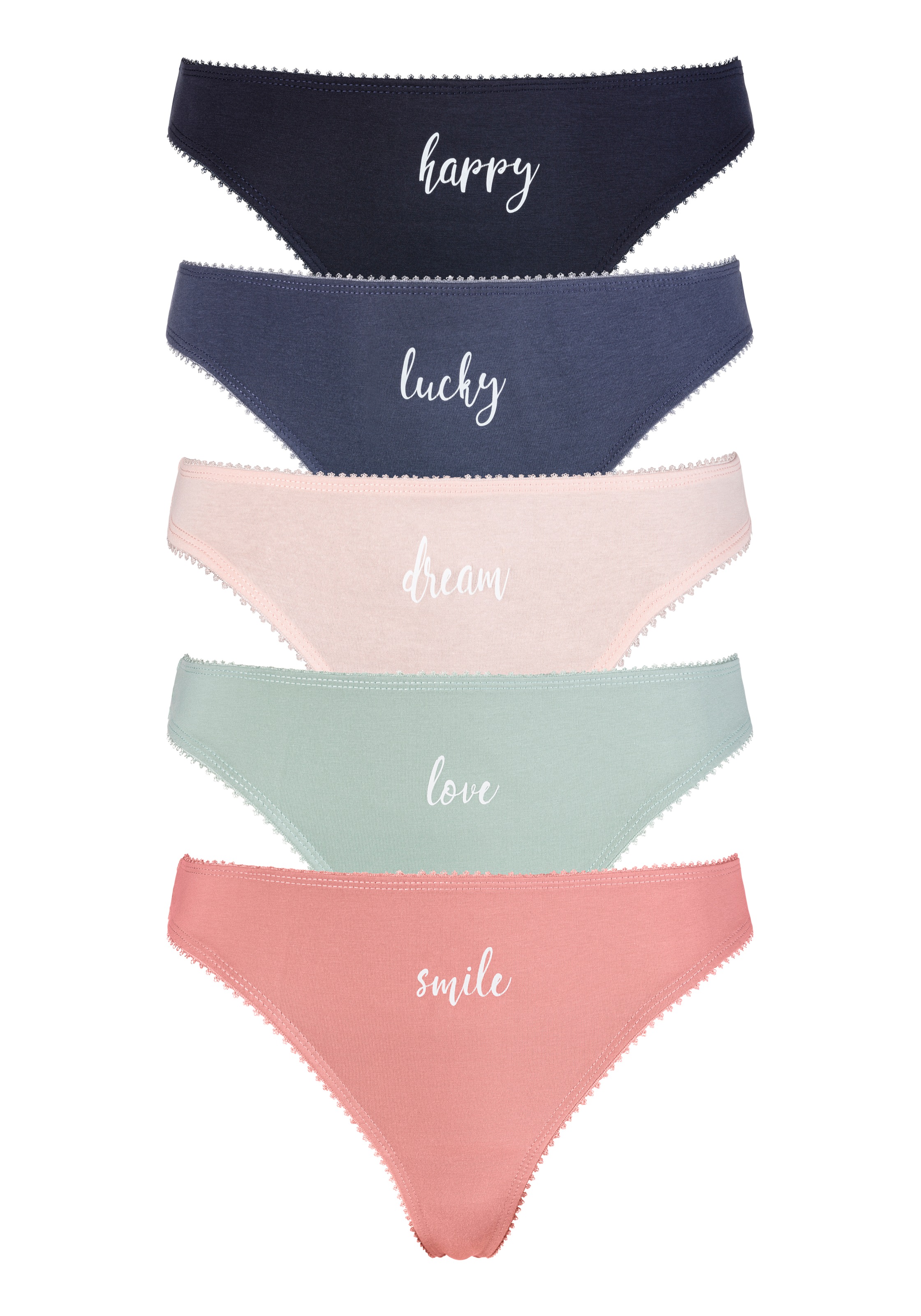 Image of Vivance String, (Packung, 5 St., 5er-Pack), mit elastischer Mäusezähnchenkante bei Ackermann Versand Schweiz