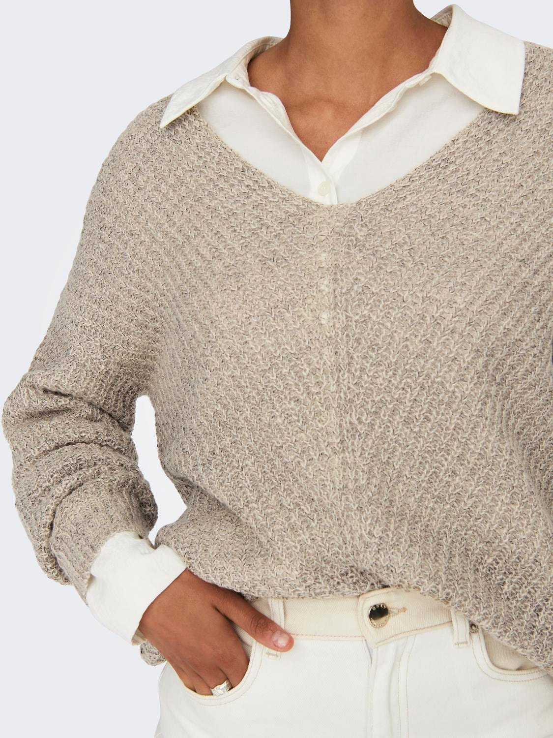 JDY Strickpullover »JDYNEW MEGAN L/S PULLOVER KNT NOOS«