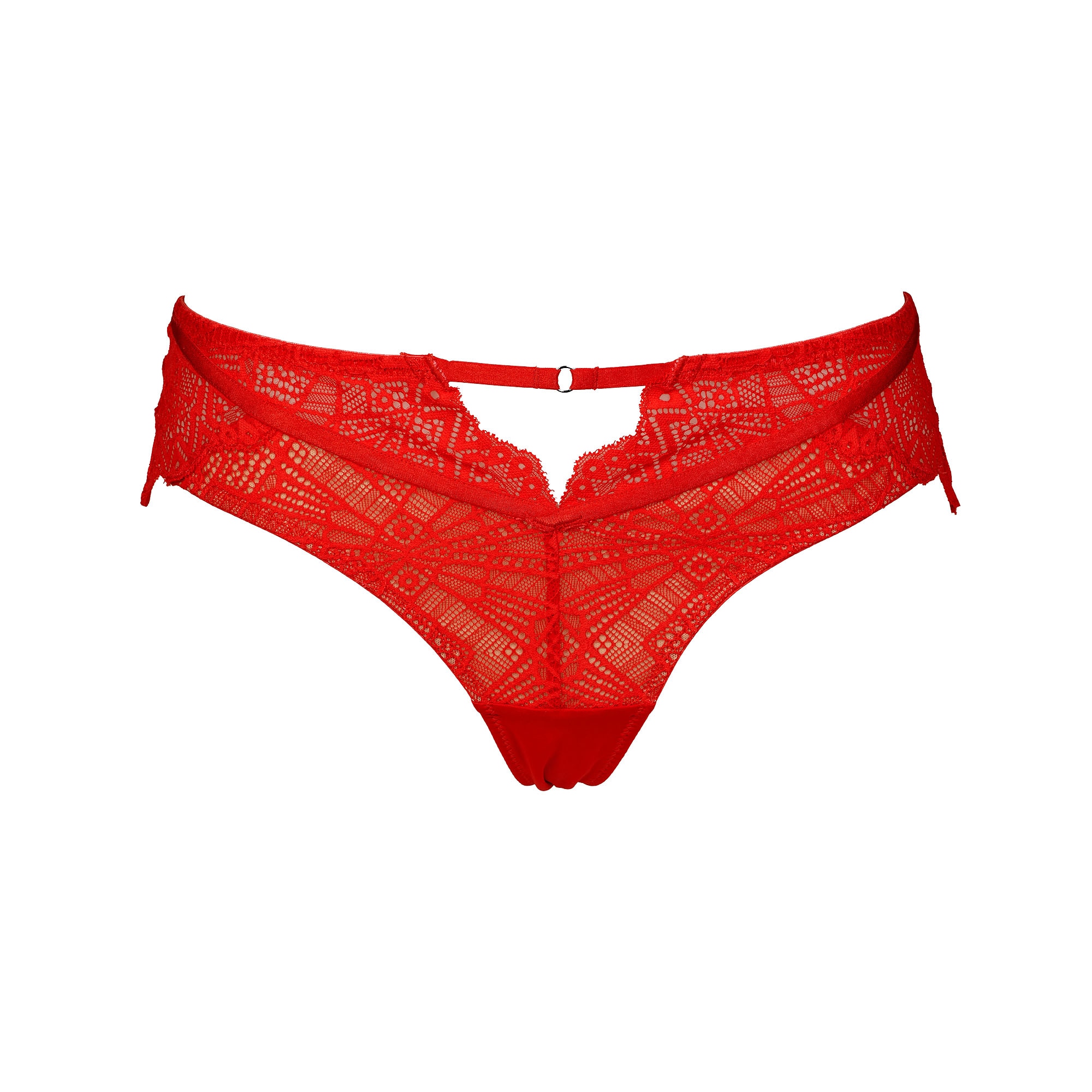 Image of After Eden D-cup & up String Keyhole-Design, aus Mikrofaser, körpernahe Passform