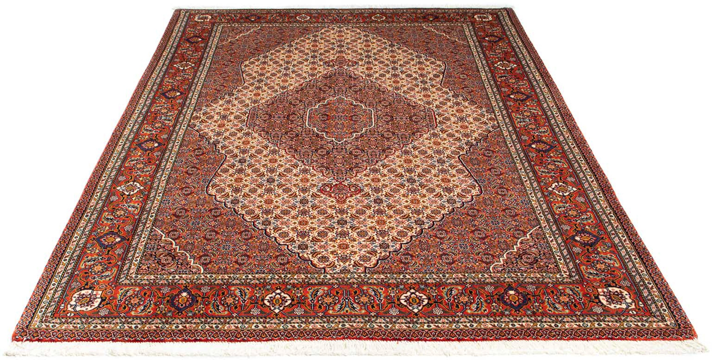 Image of morgenland Orientteppich »Perser - Nomadic - 225 x 150 cm - rost«, rechteckig, 10 mm Höhe, Wohnzimmer, Handgeknüpft, Einzelstück mit Zertifikat bei Ackermann Versand Schweiz