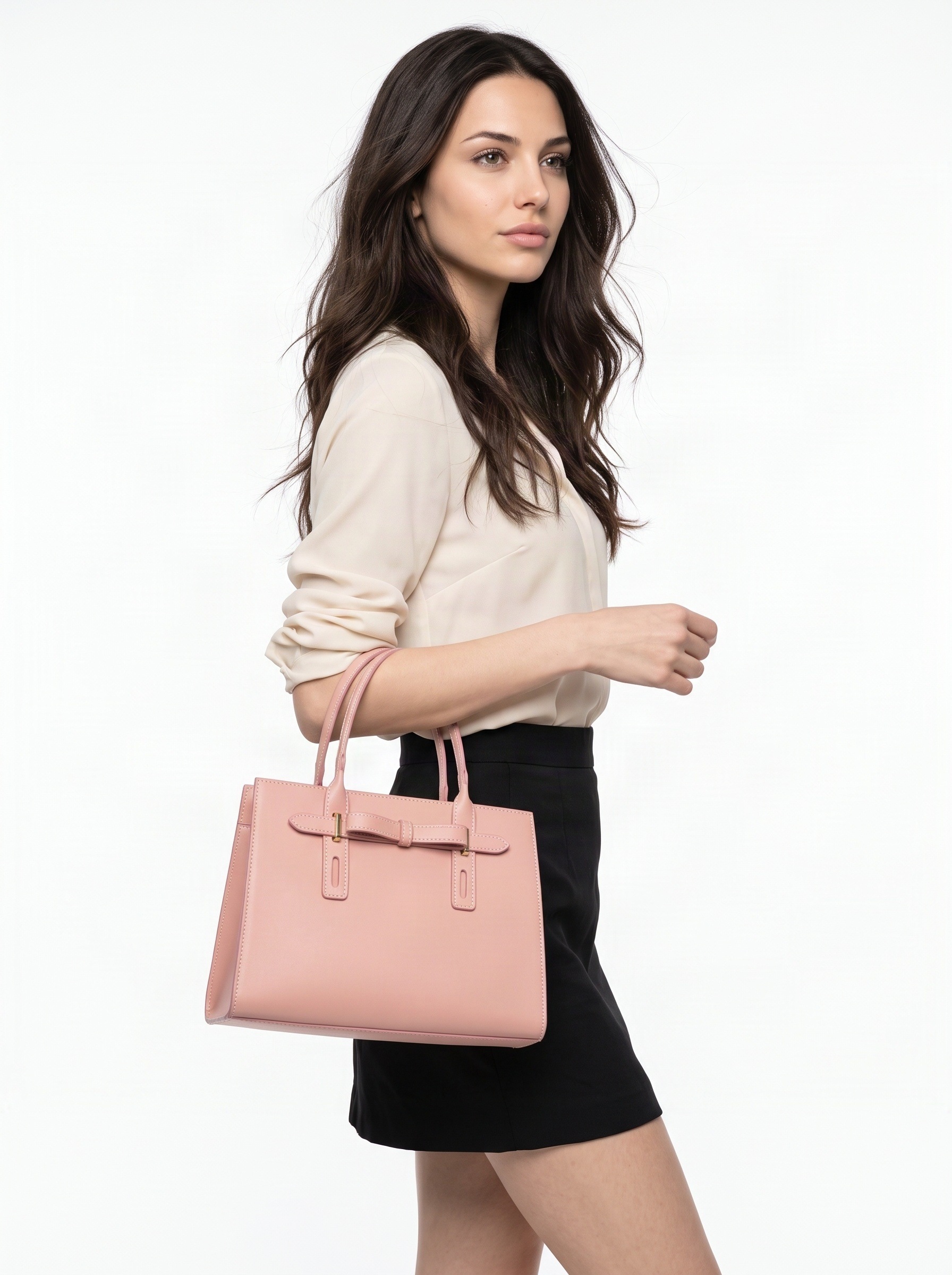 Cluty Henkeltasche »CLUTY Damen FARFOSIA echt Leder, Made in Italy« echt Leder, Made in Italy