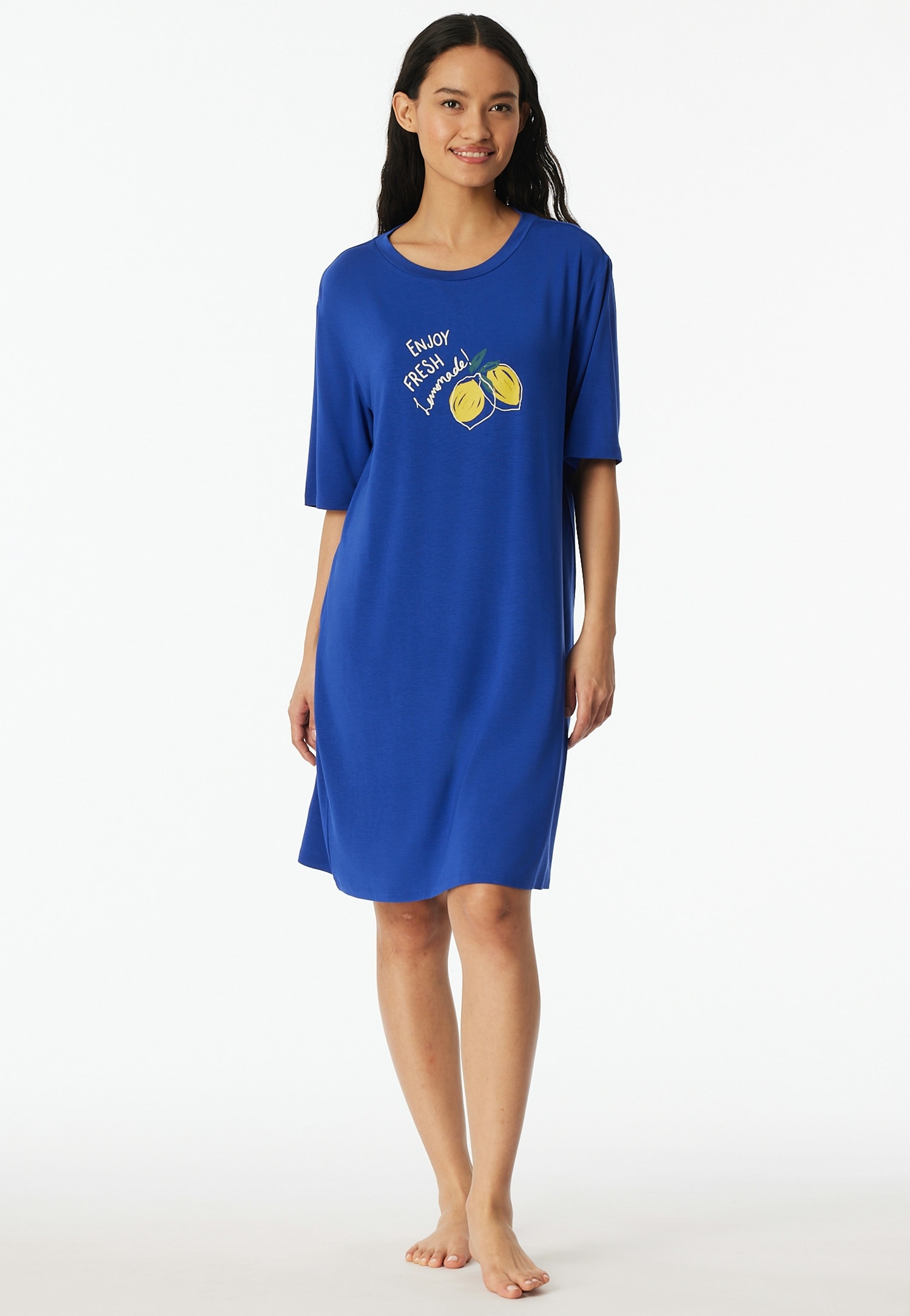 Image of Schiesser Nachthemd "Casual Fashion" Gesamtlänge ca. 90 cm, in fliessender Single-Jersey Qualtiät