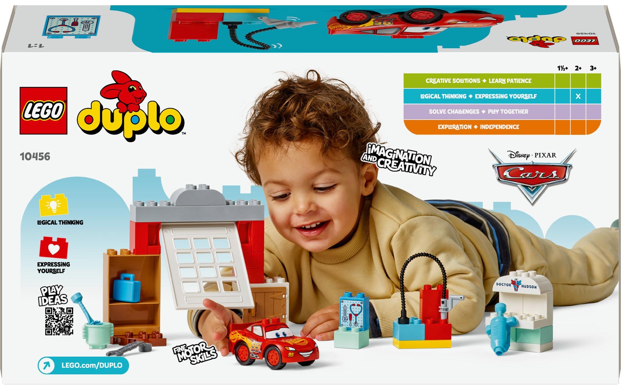 LEGO® Spielbausteine »DUPLO® McQueens Besuch in Docs Werkstatt 10456«, (35 St.)
