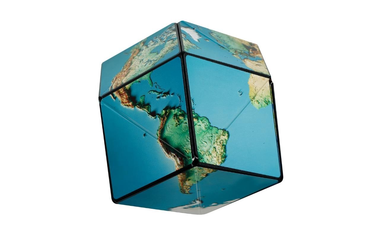 3D-Puzzle »Cube Earth«