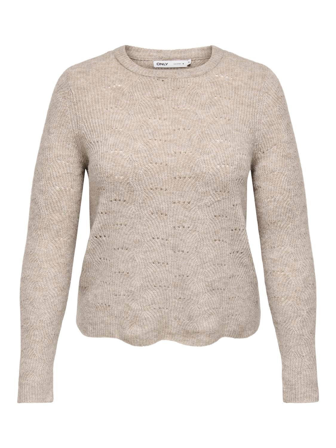 ONLY Rundhalspullover »ONLLOLLI L/S PULLOVER KNT NOOS«