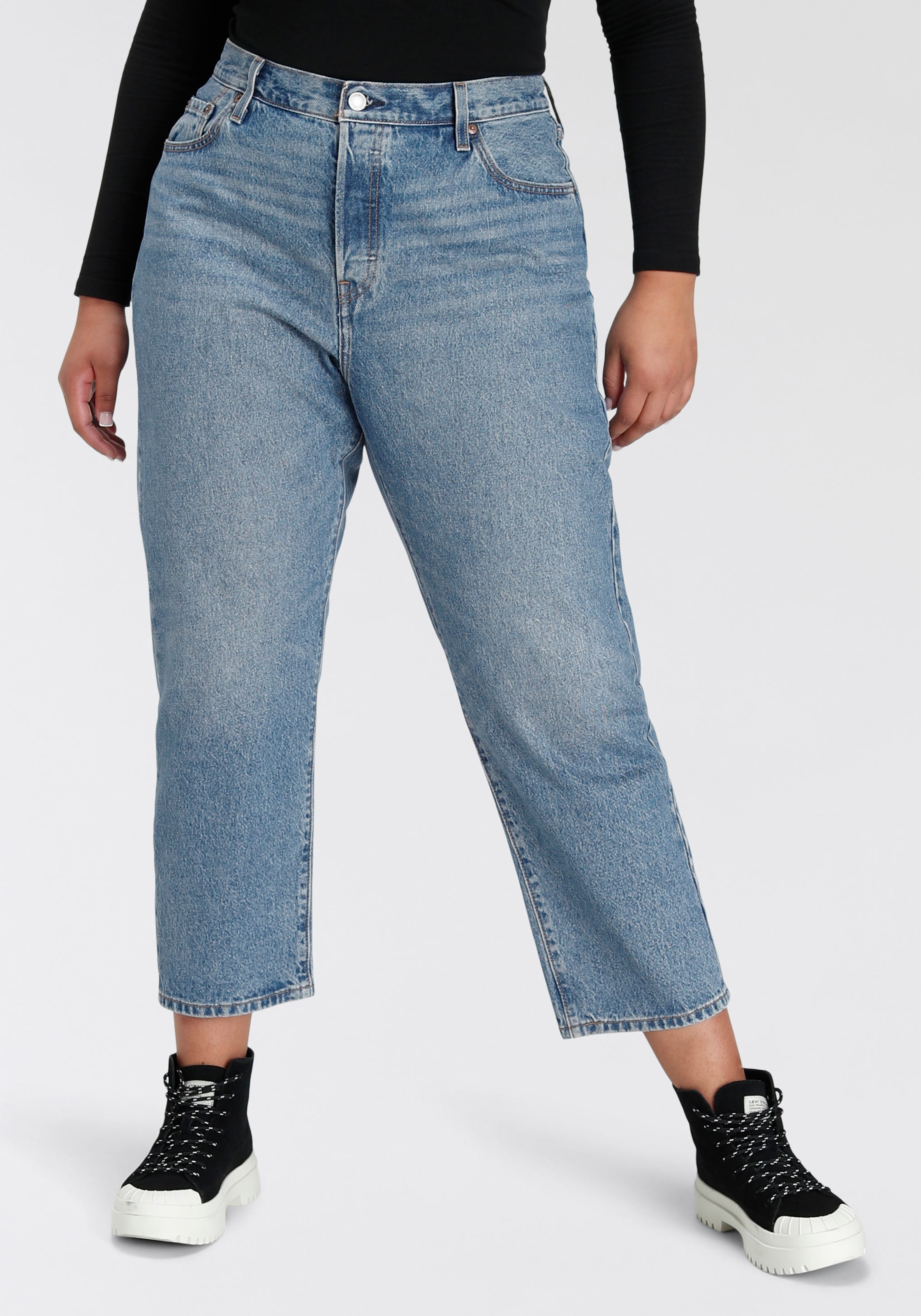 Levi's® Plus 7/8-Jeans »501® CROP«, in klassischer Leibhöhe